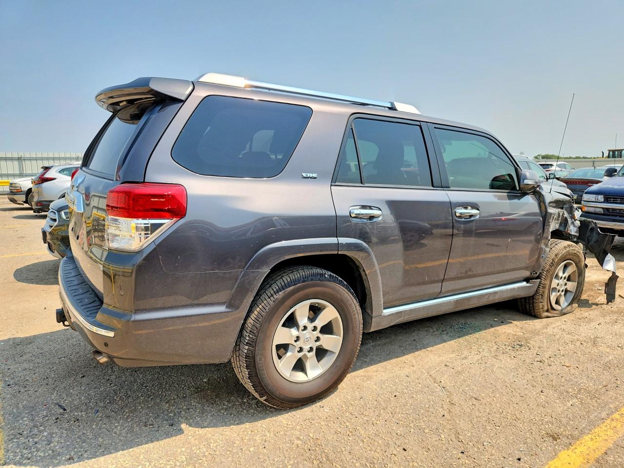 2013 Toyota 4runner Sr5 Gray vin: JTEBU5JR8D5117207