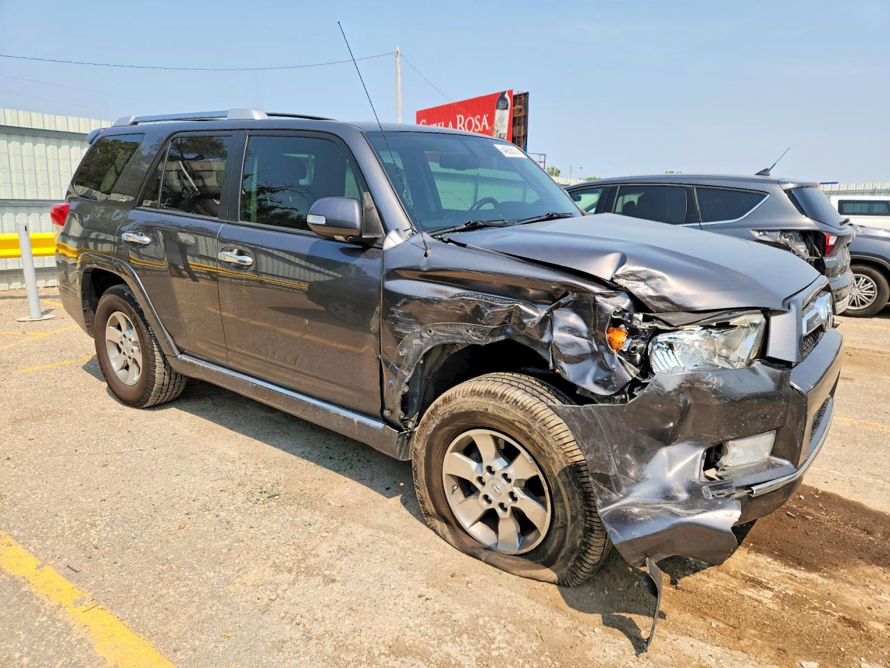 2013 Toyota 4runner Sr5 Gray vin: JTEBU5JR8D5117207