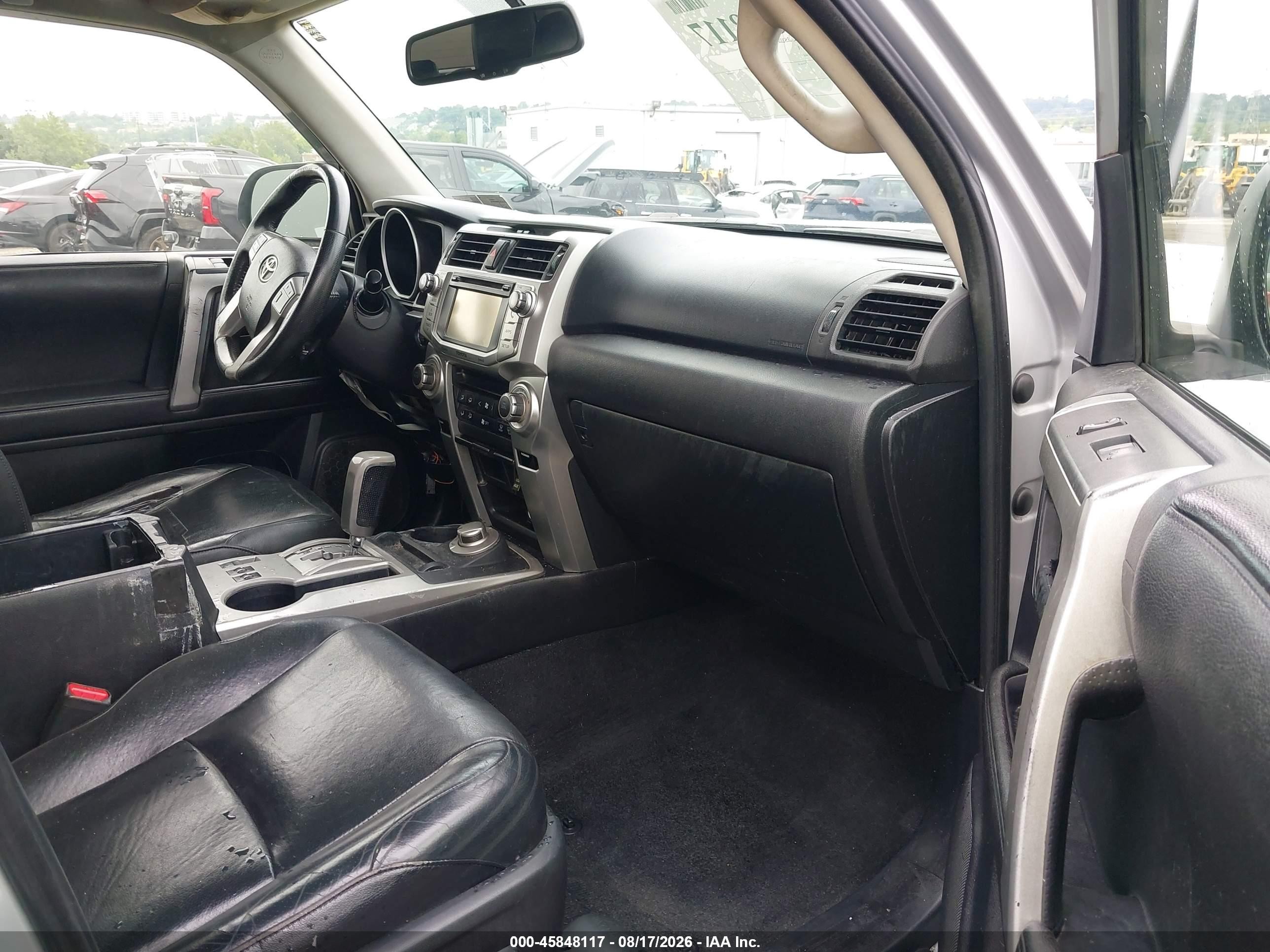2013 Toyota 4runner Limited Silver vin: JTEBU5JR8D5124044