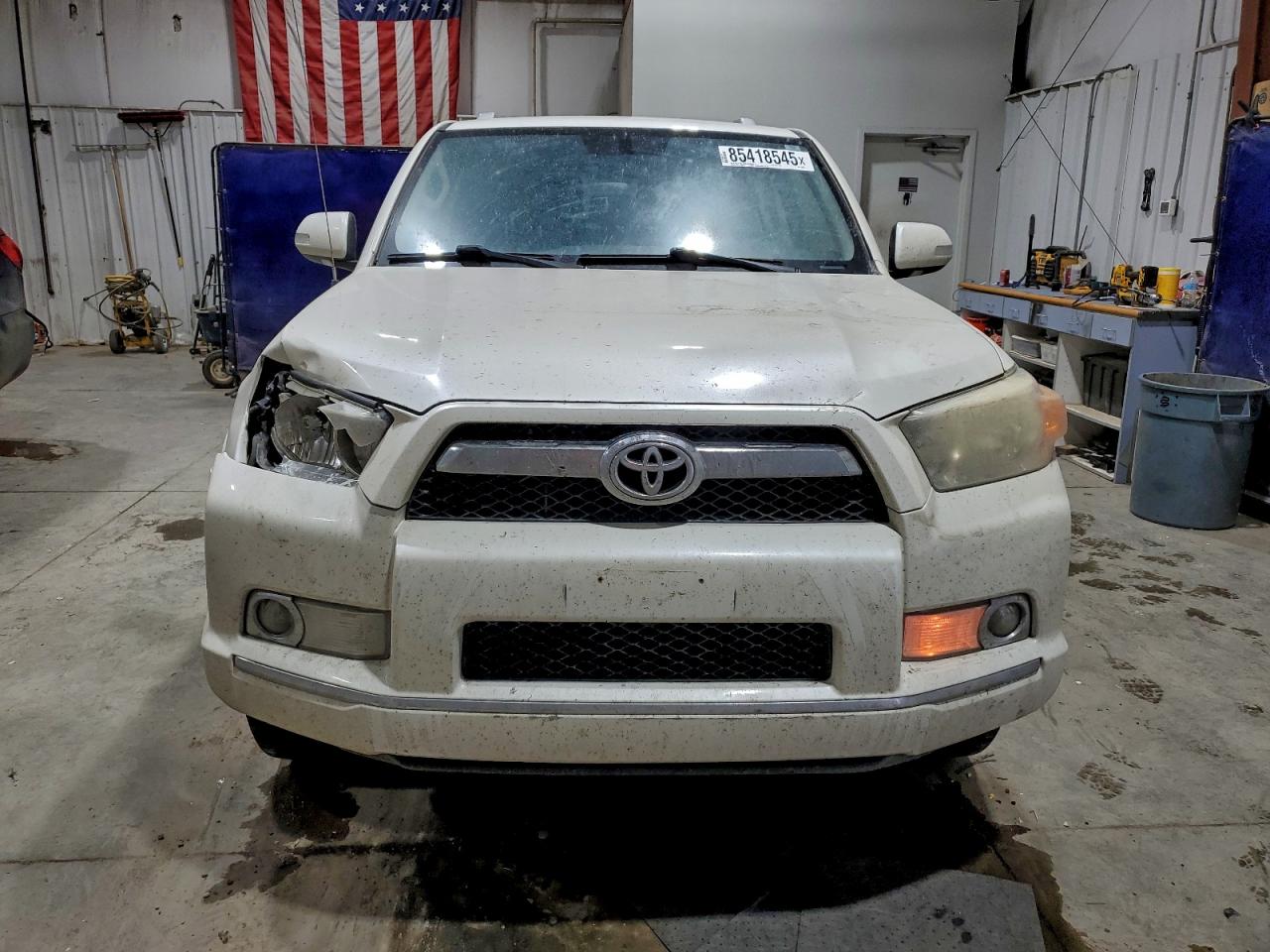 2013 Toyota 4runner Sr5 White vin: JTEBU5JR8D5129535