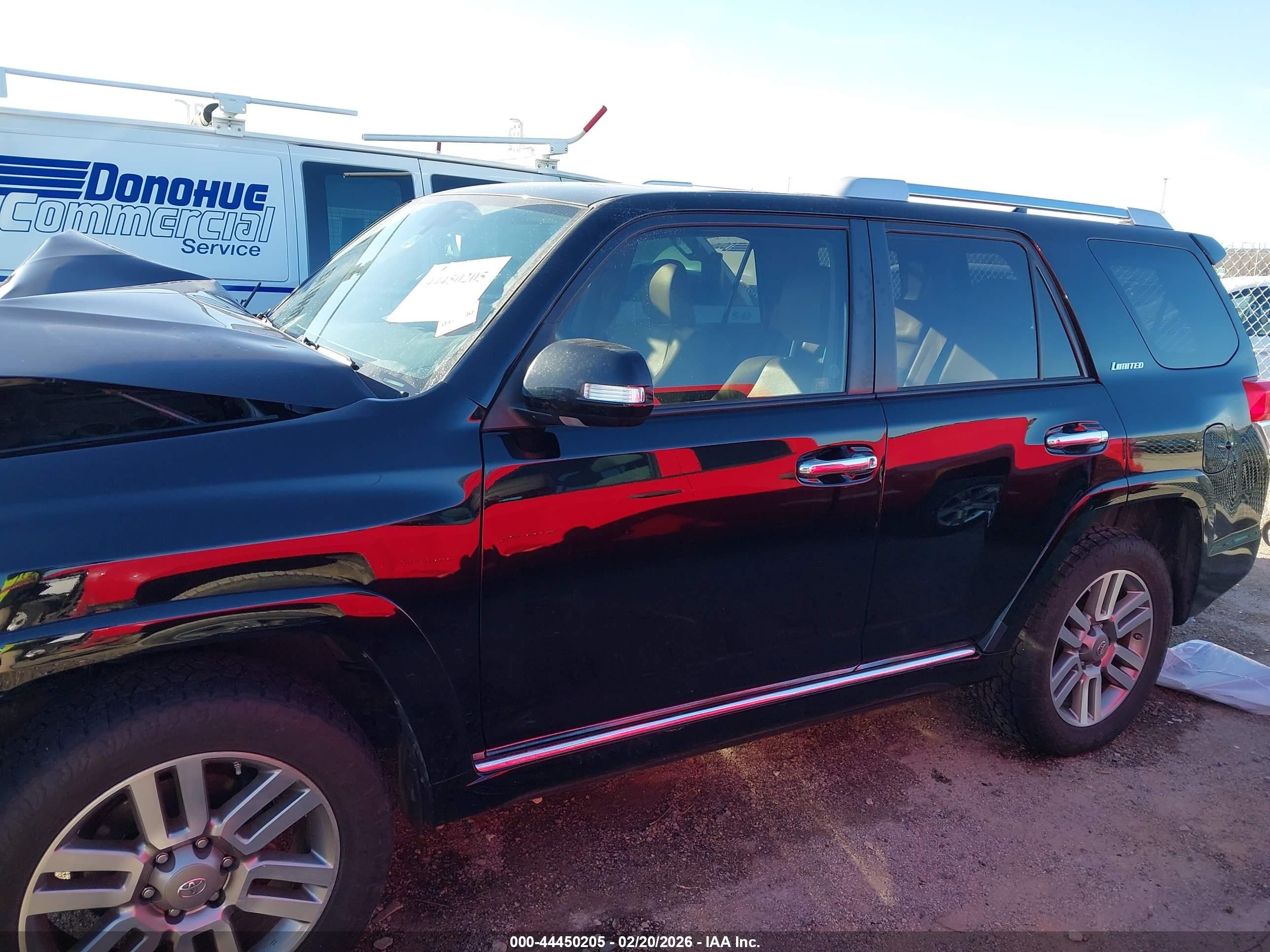 2013 Toyota 4runner Limited Black vin: JTEBU5JR8D5132614
