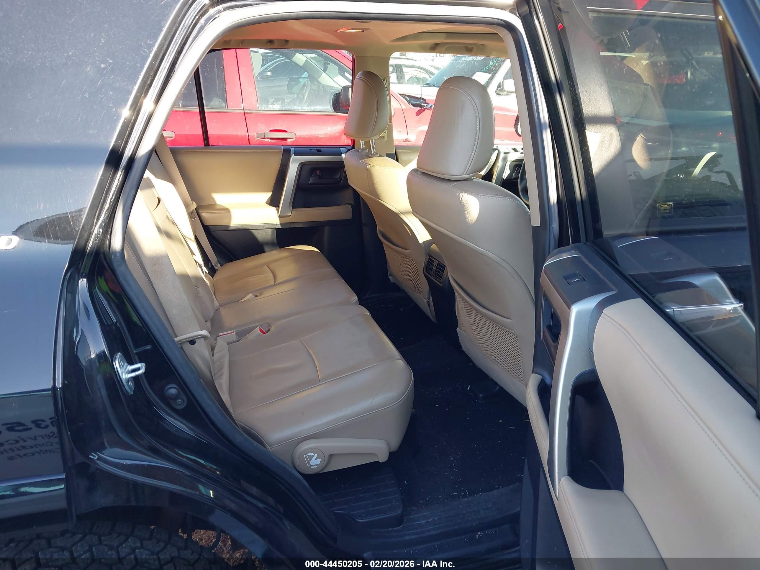 2013 Toyota 4runner Limited Black vin: JTEBU5JR8D5132614