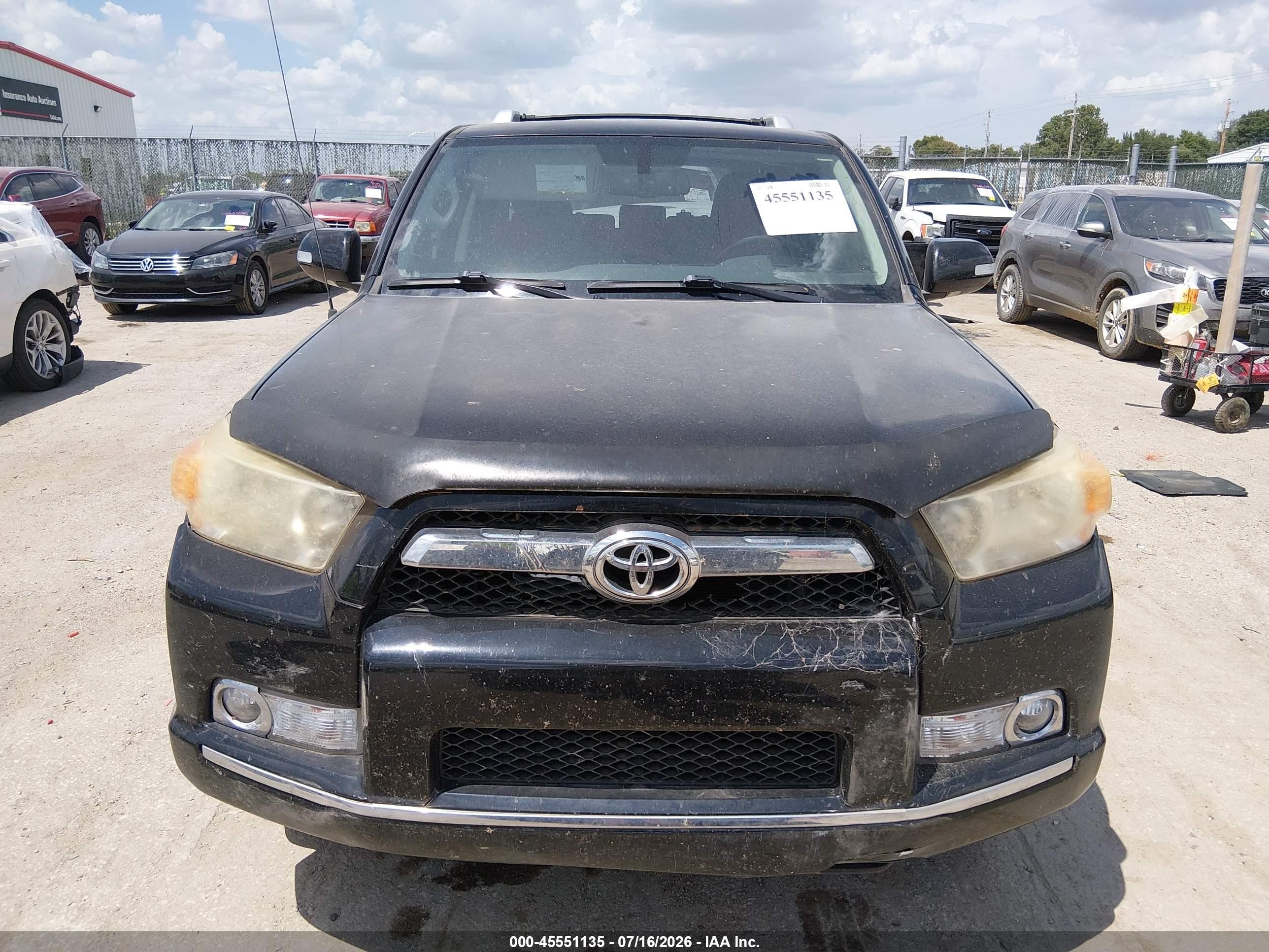2013 Toyota 4runner Limited Black vin: JTEBU5JR8D5135335