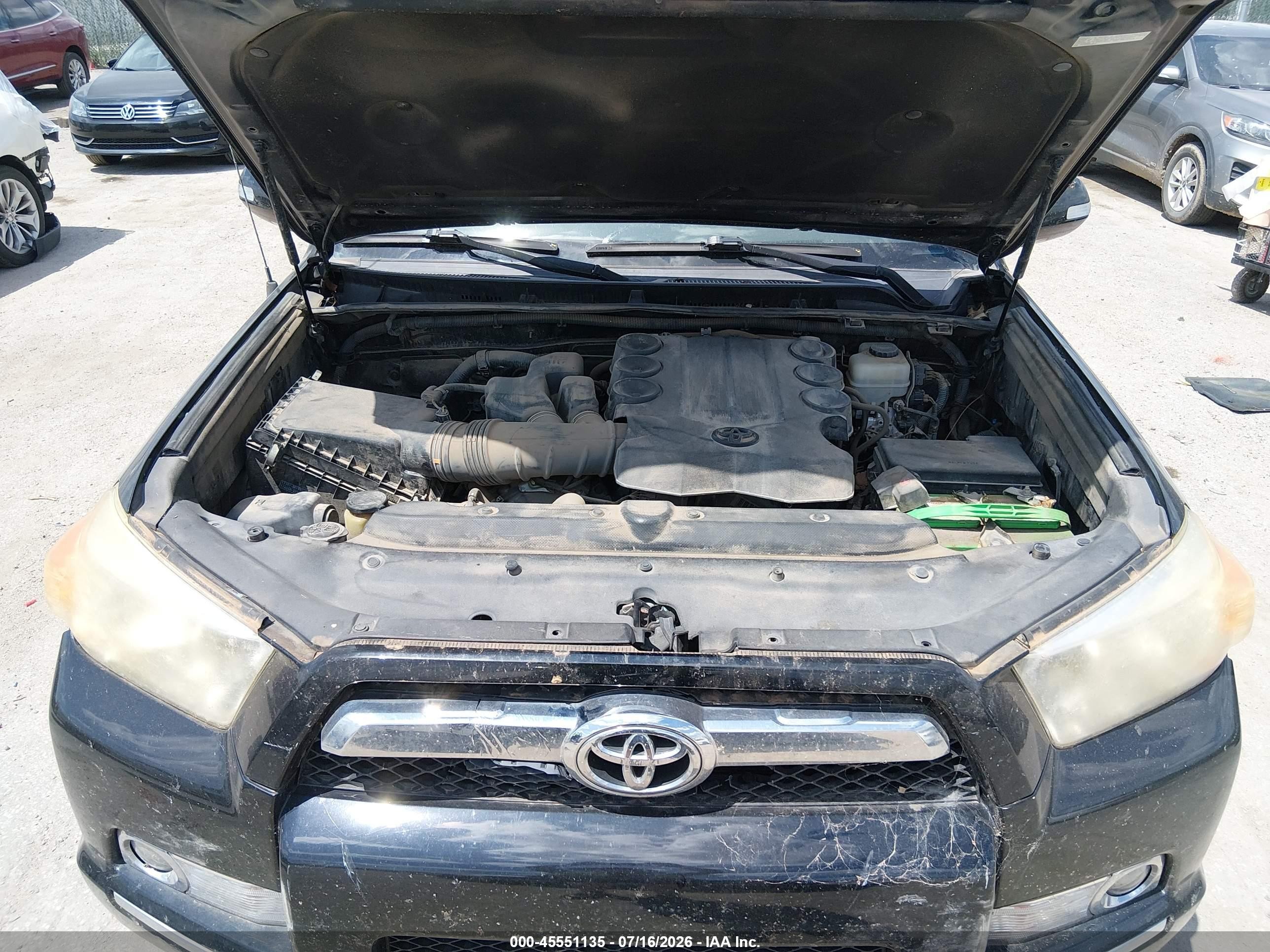 2013 Toyota 4runner Limited Black vin: JTEBU5JR8D5135335