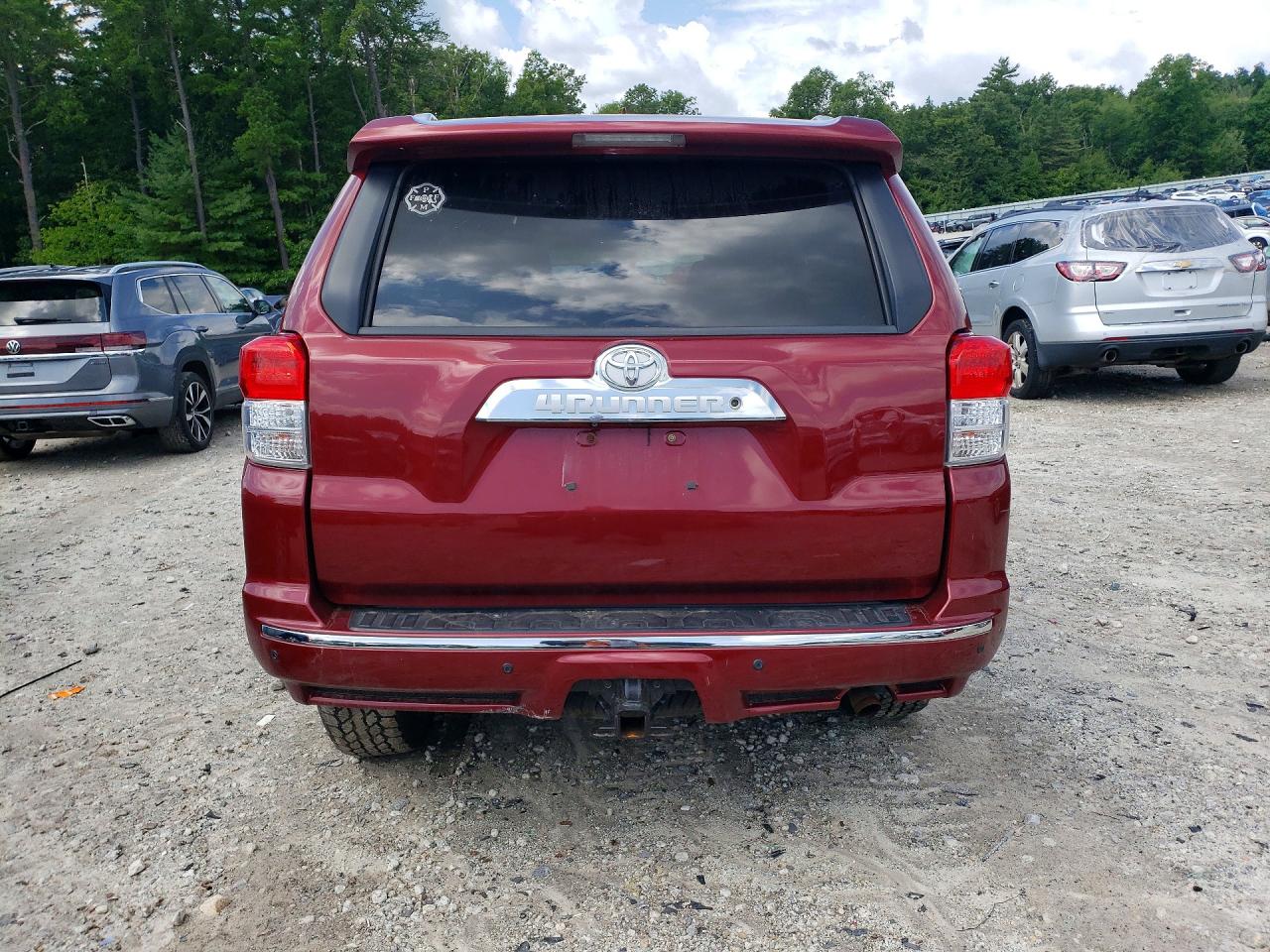 2013 Toyota 4runner Sr5 Burgundy vin: JTEBU5JR8D5140132