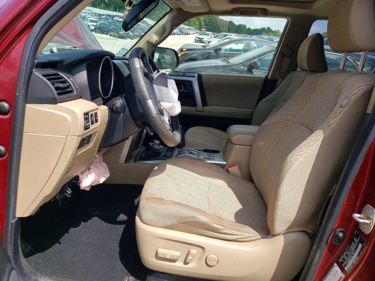 2013 Toyota 4runner Sr5 Burgundy vin: JTEBU5JR8D5140132