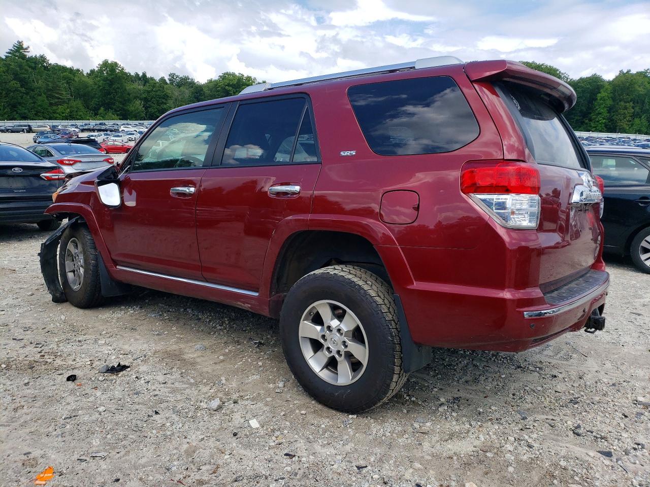 2013 Toyota 4runner Sr5 Burgundy vin: JTEBU5JR8D5140132