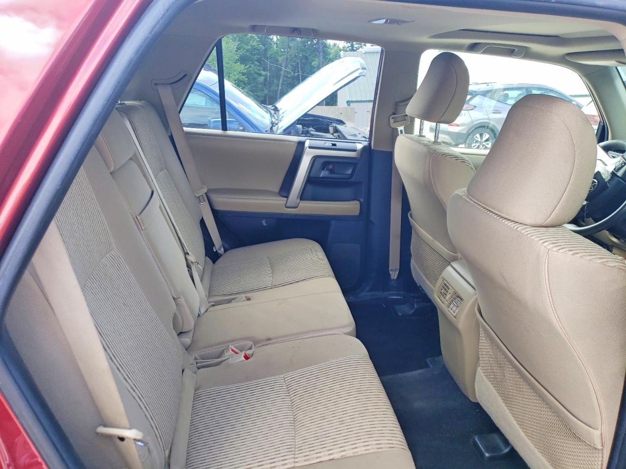 2013 Toyota 4runner Sr5 Burgundy vin: JTEBU5JR8D5140132