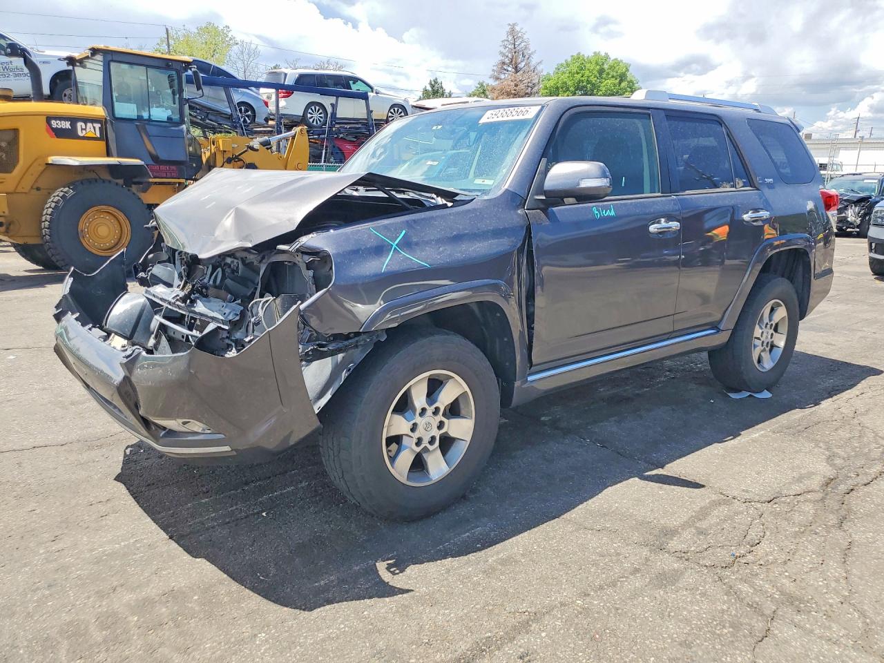 2013 Toyota 4runner Sr5 Gray vin: JTEBU5JR8D5145444