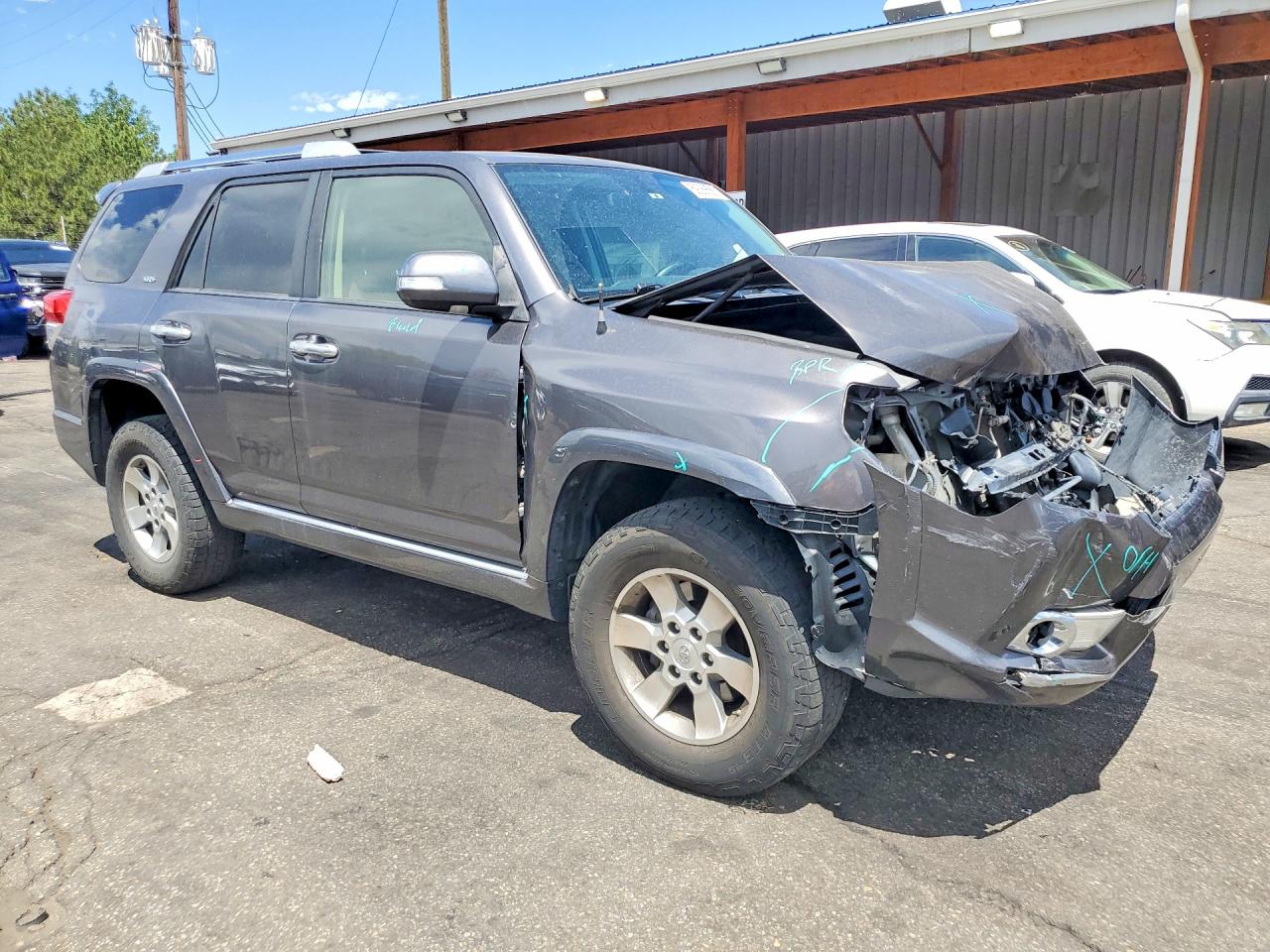 2013 Toyota 4runner Sr5 Gray vin: JTEBU5JR8D5145444