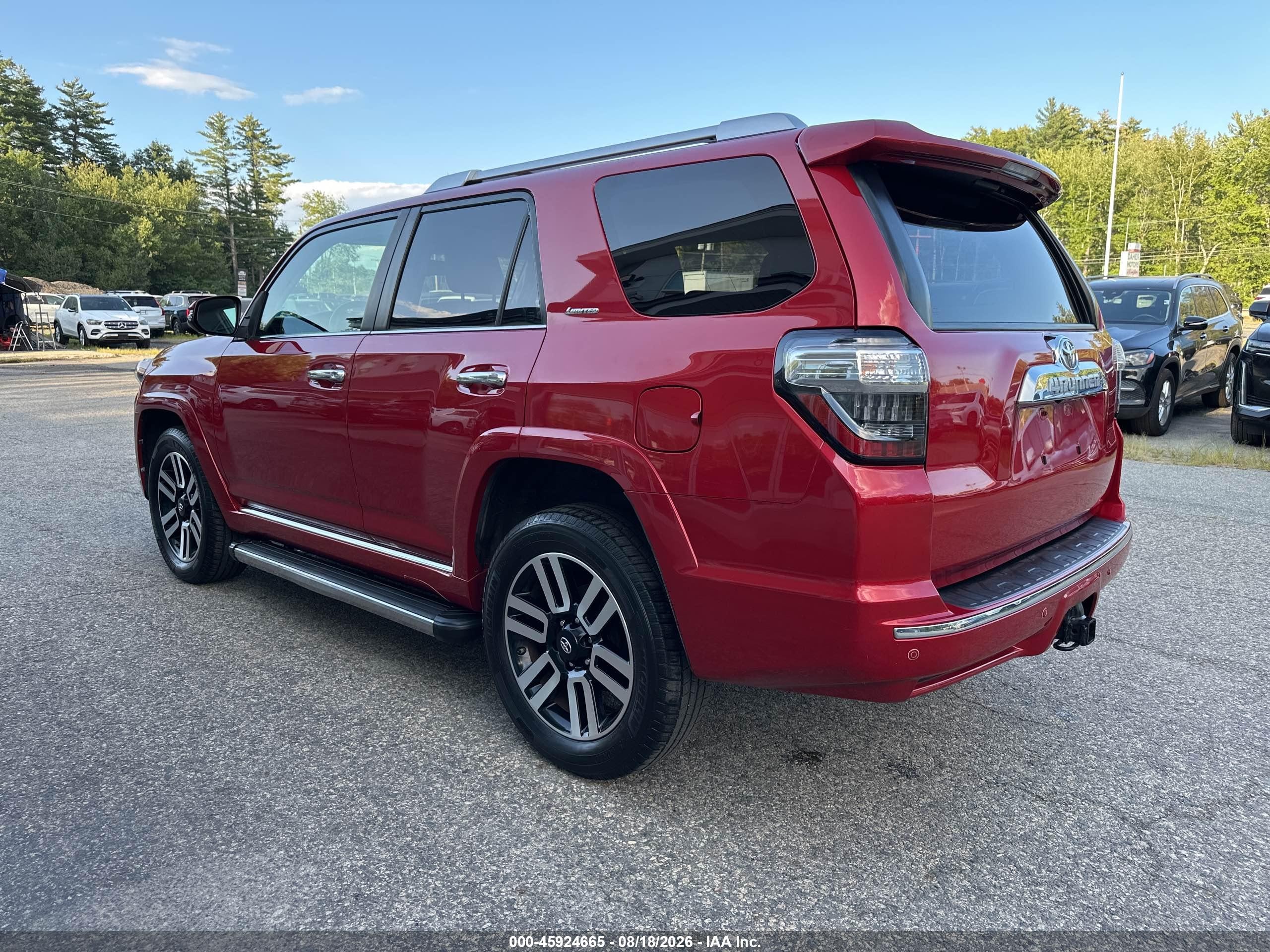 2014 Toyota 4runner Limited Red vin: JTEBU5JR8E5165291