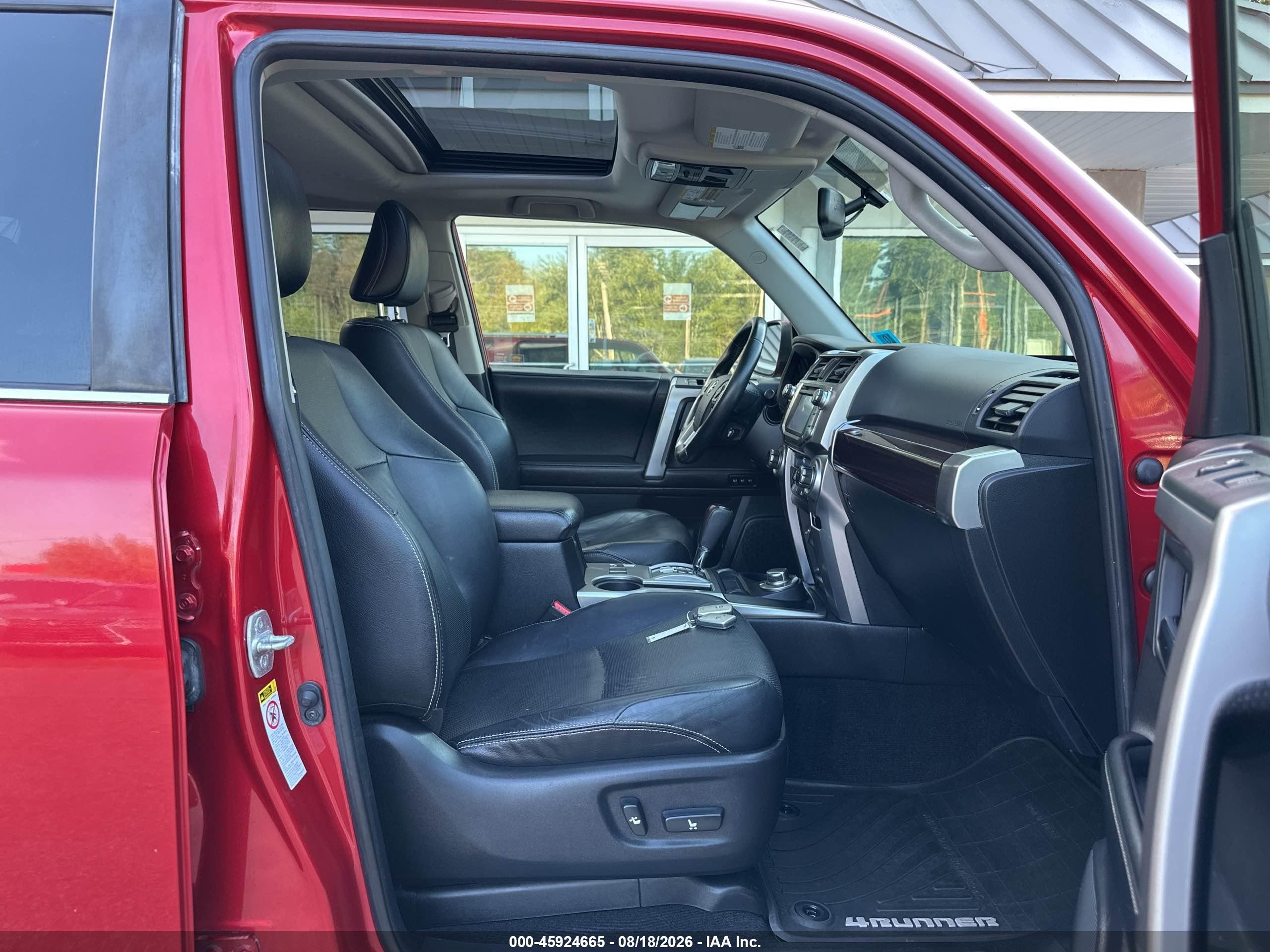 2014 Toyota 4runner Limited Red vin: JTEBU5JR8E5165291
