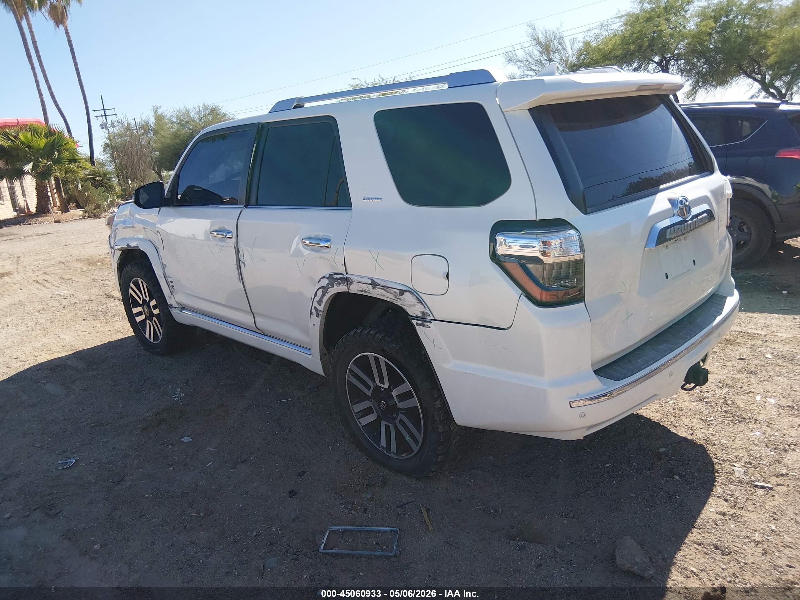 2014 Toyota 4runner Limited Белый vin: JTEBU5JR8E5165534
