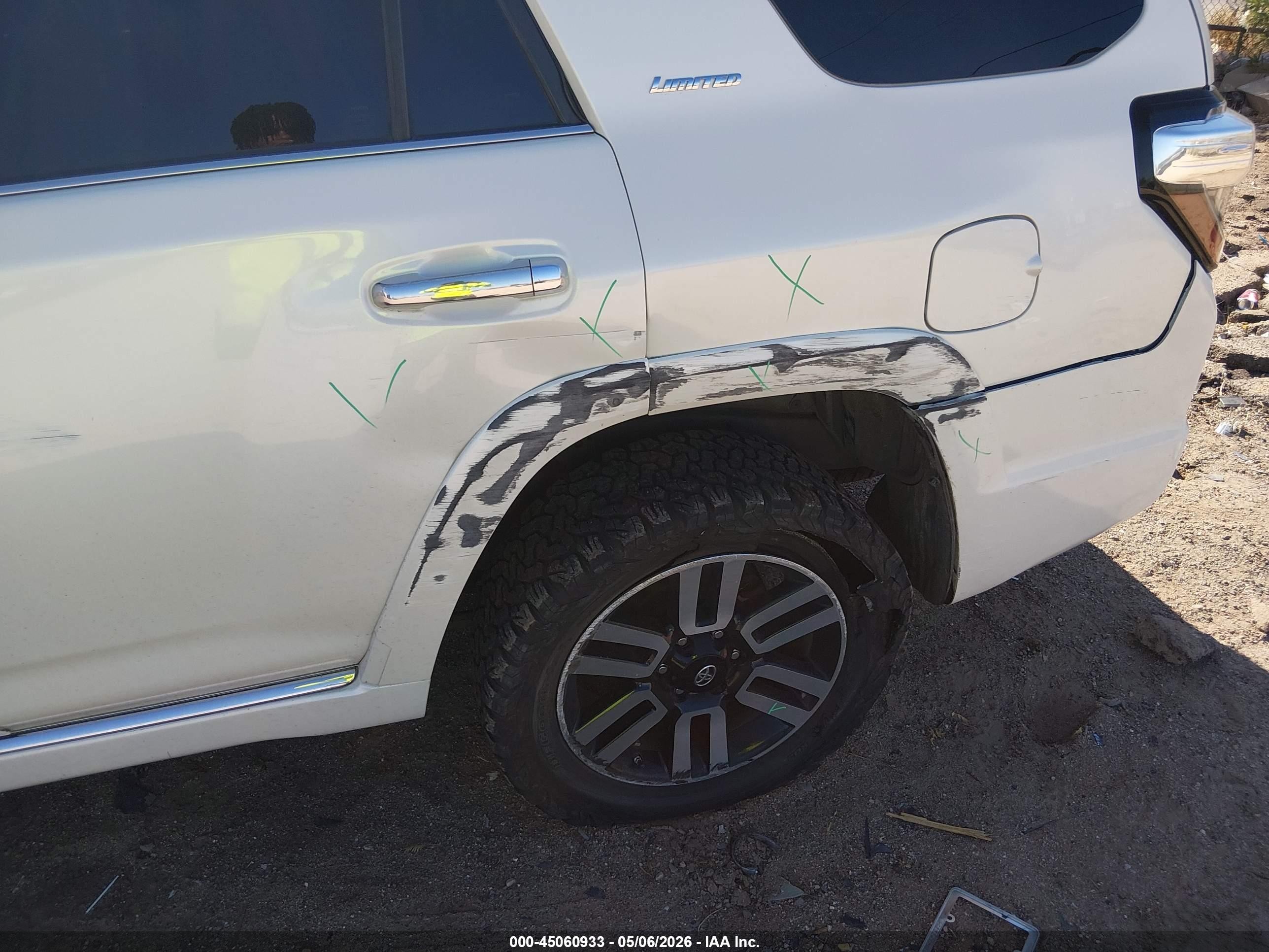 2014 Toyota 4runner Limited Белый vin: JTEBU5JR8E5165534