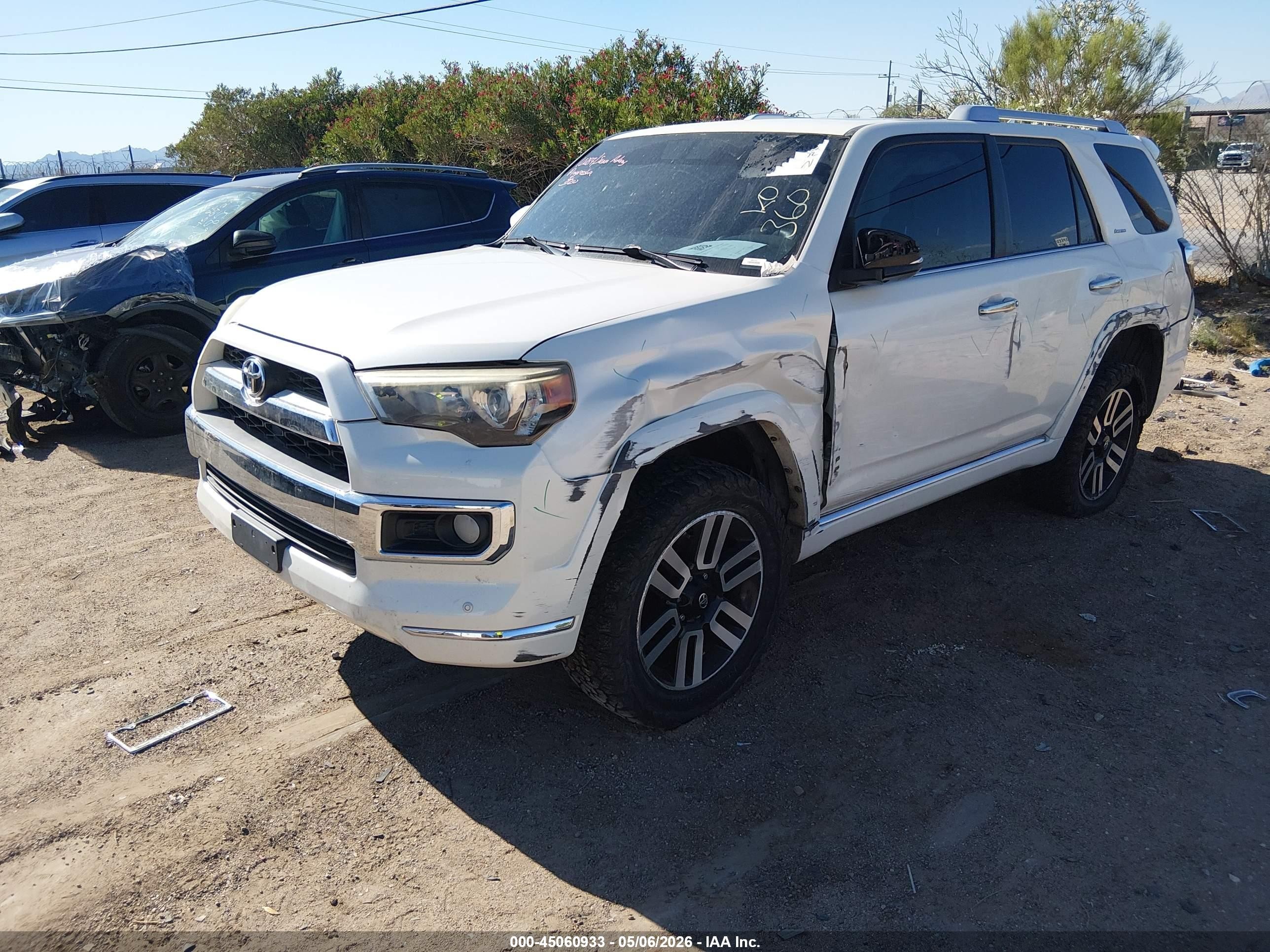 2014 Toyota 4runner Limited Белый vin: JTEBU5JR8E5165534
