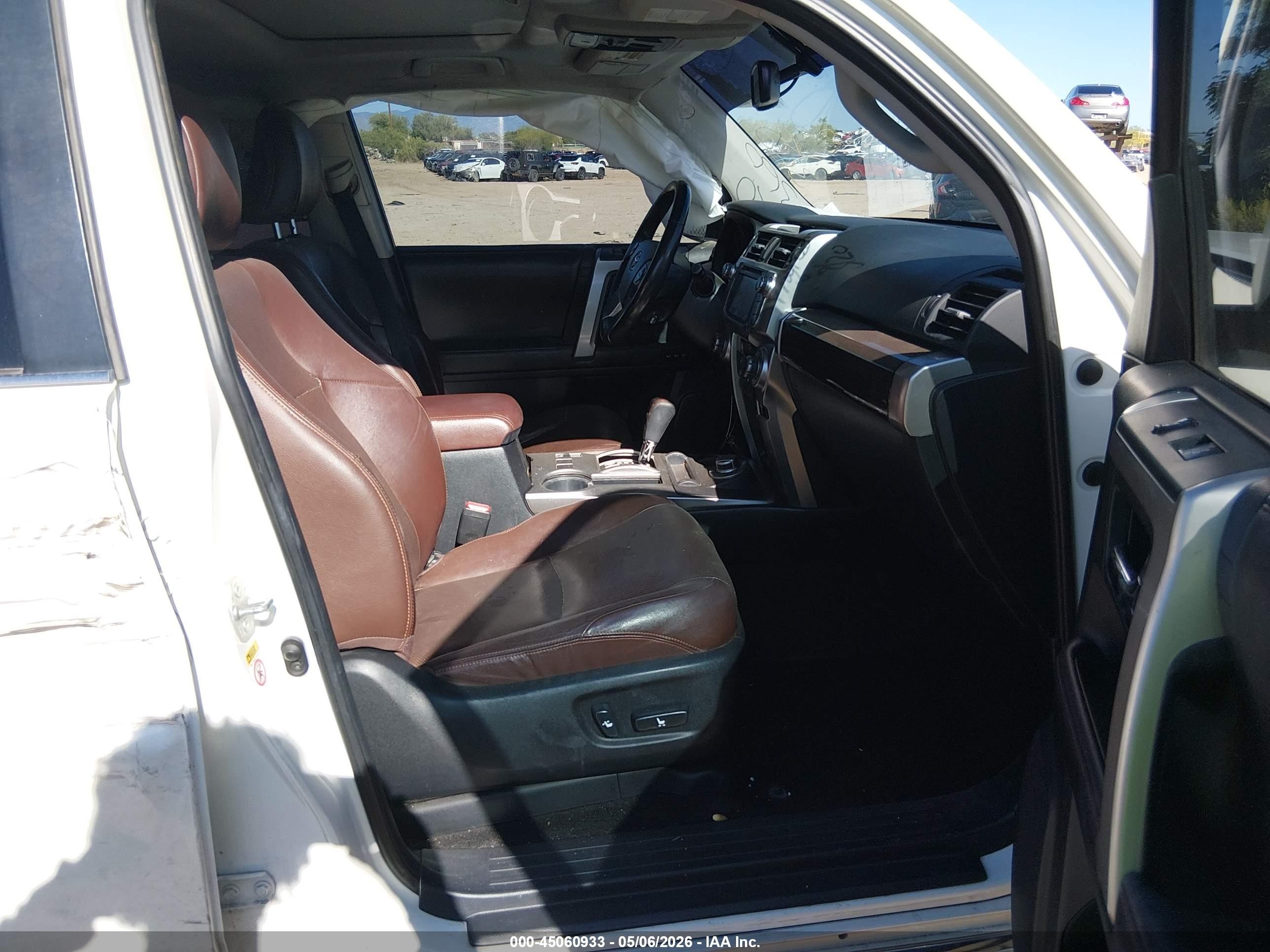 2014 Toyota 4runner Limited Белый vin: JTEBU5JR8E5165534