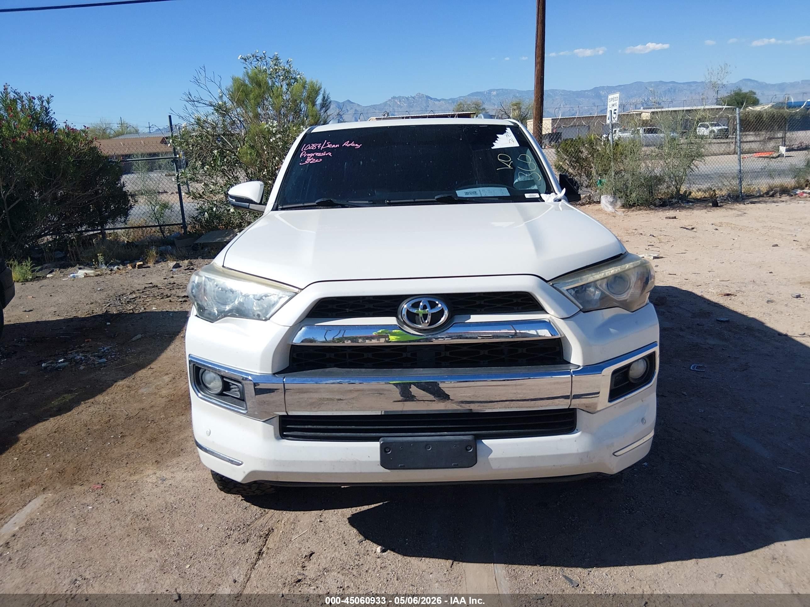 2014 Toyota 4runner Limited Белый vin: JTEBU5JR8E5165534