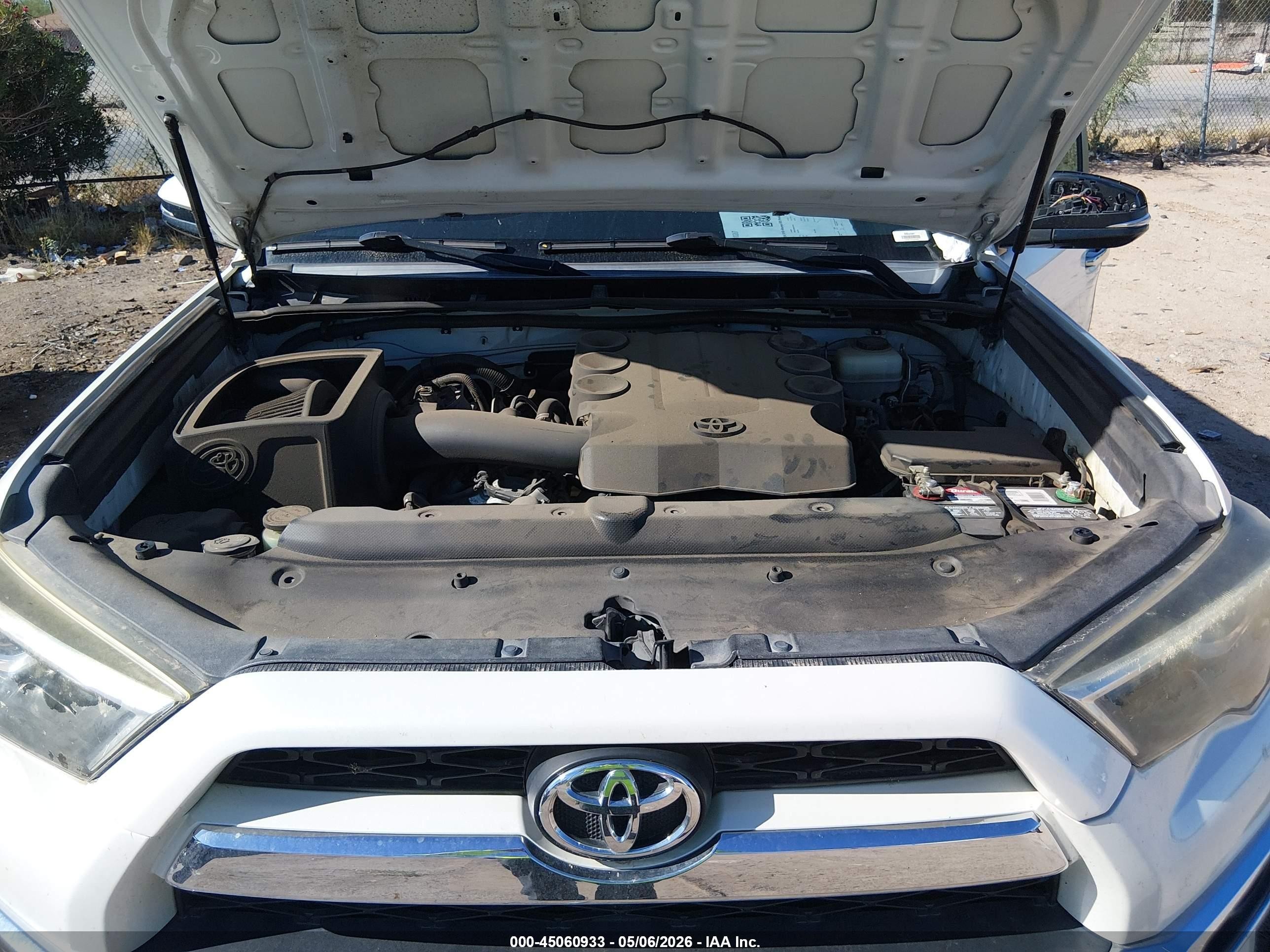 2014 Toyota 4runner Limited Белый vin: JTEBU5JR8E5165534
