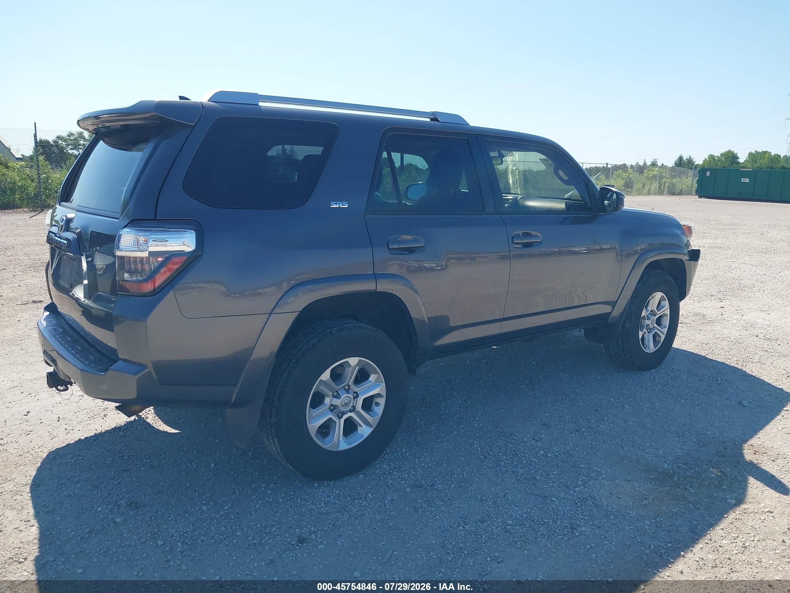 2014 Toyota 4runner Sr5 Gray vin: JTEBU5JR8E5177618