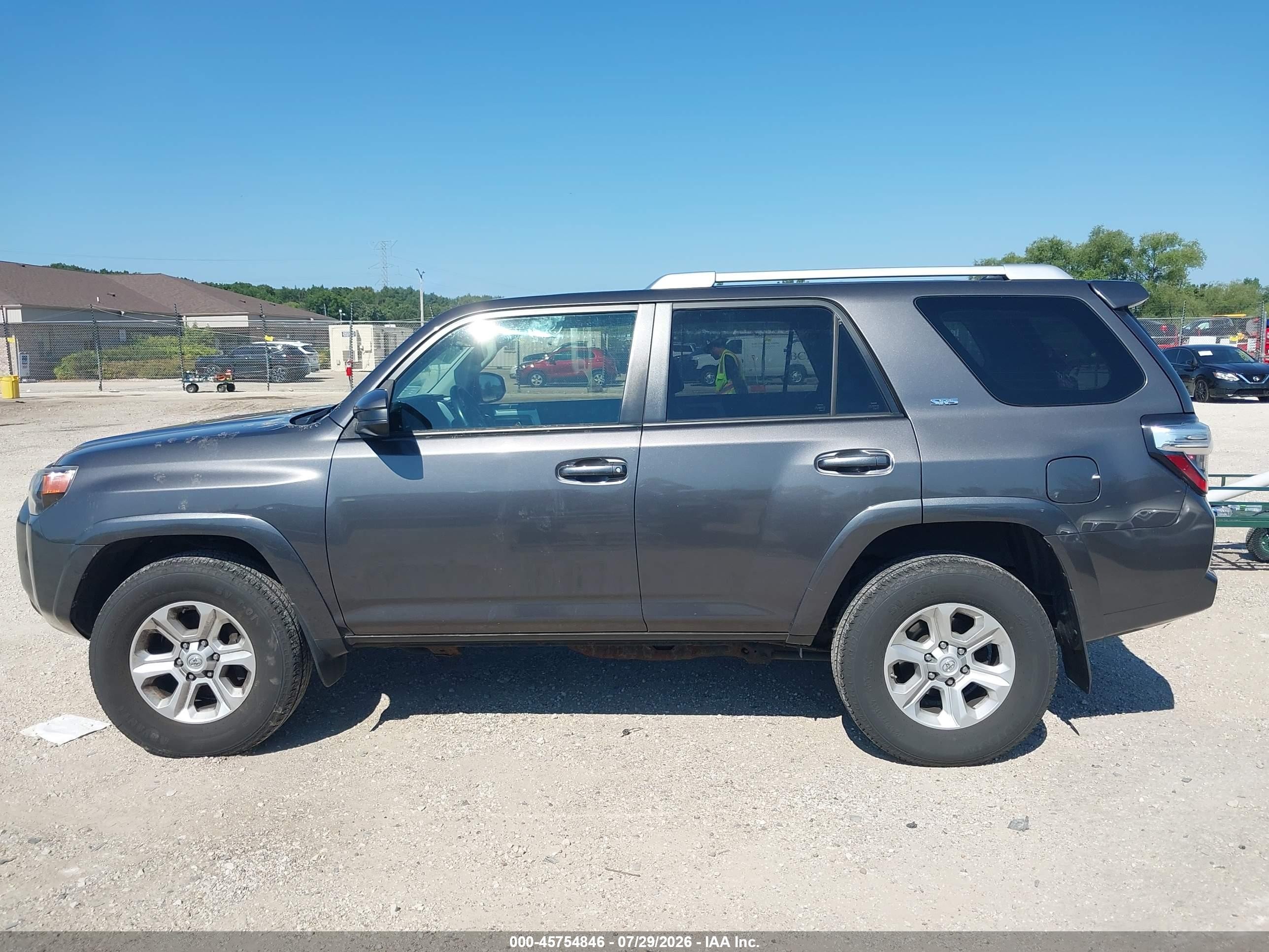 2014 Toyota 4runner Sr5 Gray vin: JTEBU5JR8E5177618