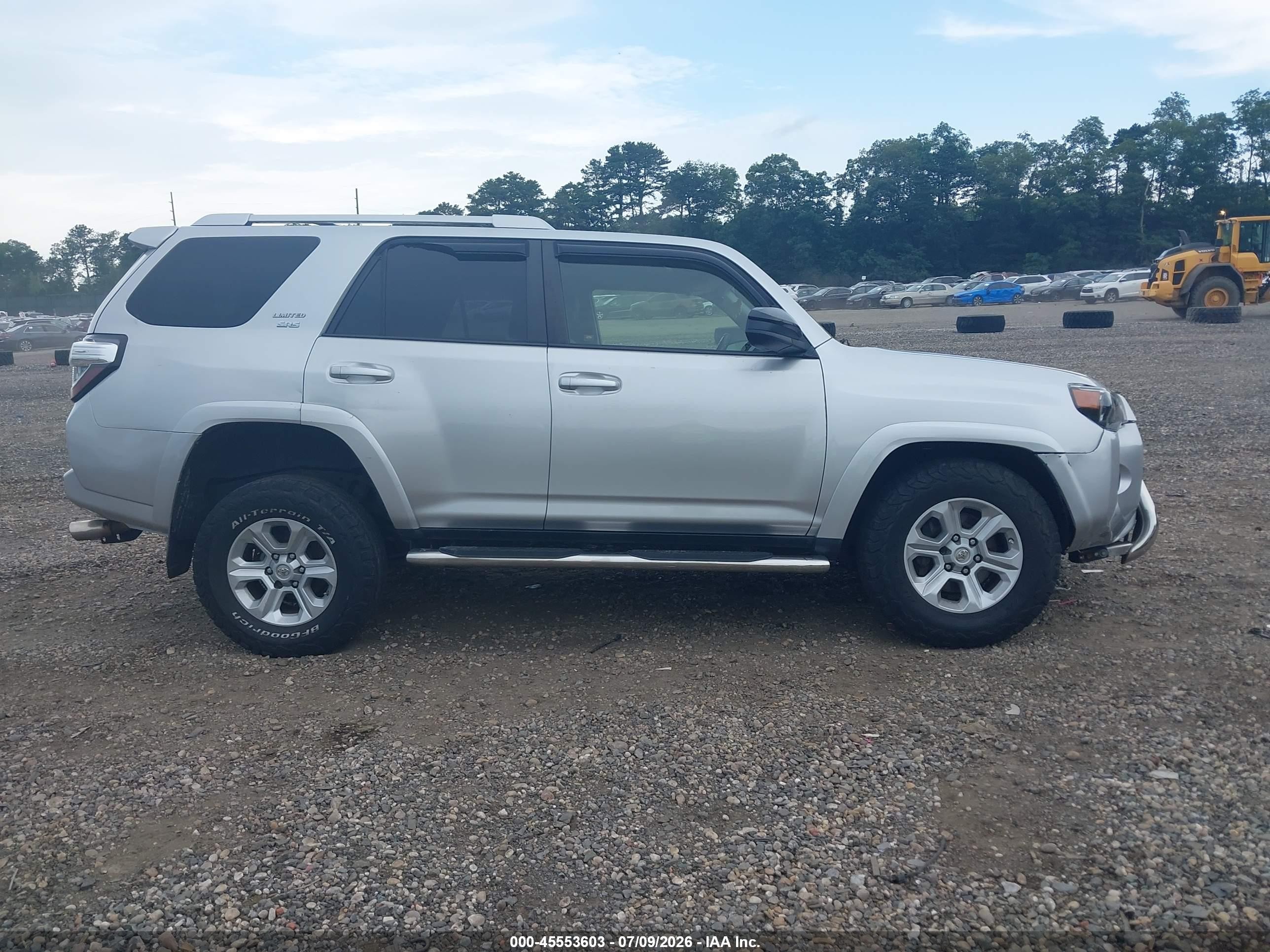 2015 Toyota 4runner Sr5 Silver vin: JTEBU5JR8F5207363