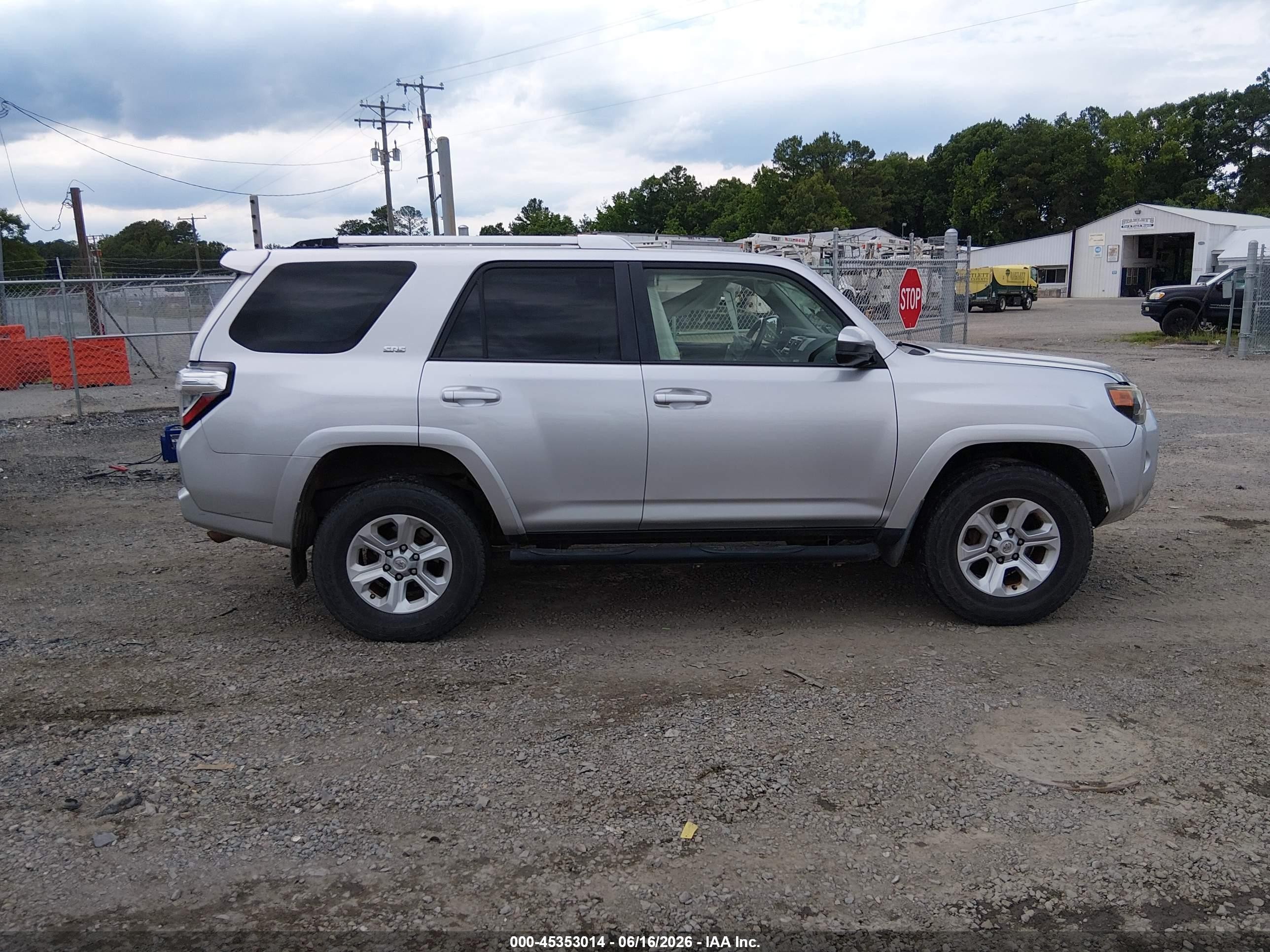 2015 Toyota 4runner Sr5 Silver vin: JTEBU5JR8F5229816