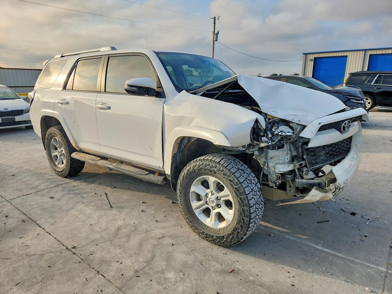2015 Toyota 4runner Sr5 Premium White vin: JTEBU5JR8F5243487