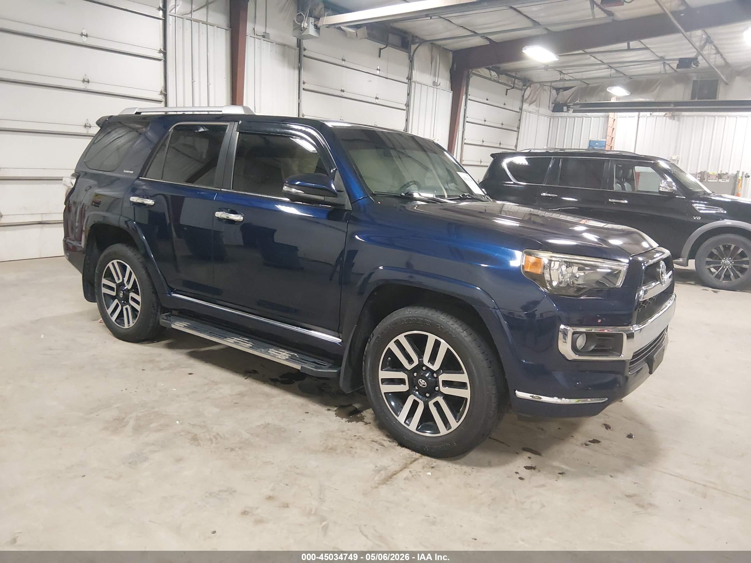 2015 Toyota 4runner Limited Blue vin: JTEBU5JR8F5256384