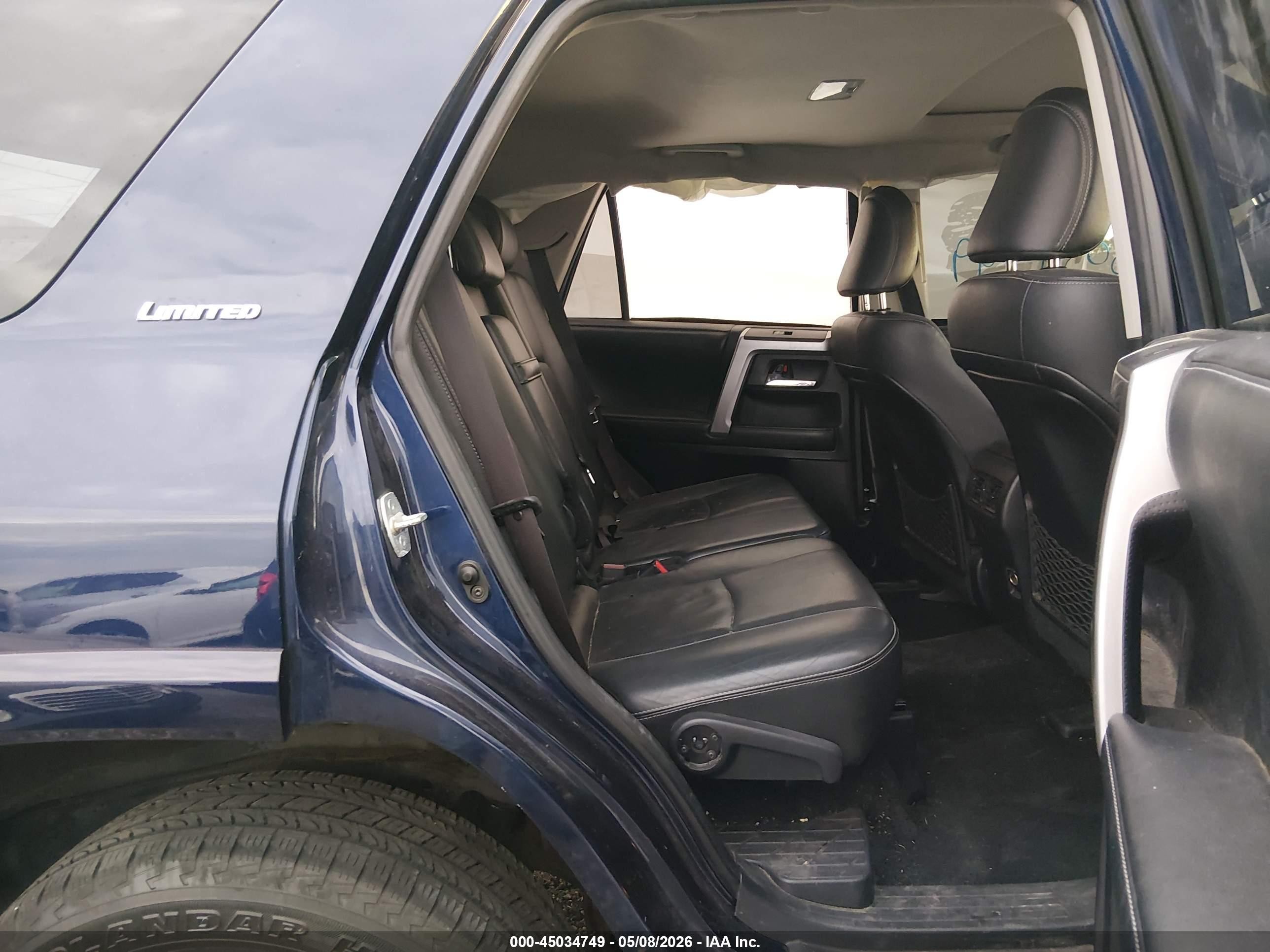 2015 Toyota 4runner Limited Blue vin: JTEBU5JR8F5256384