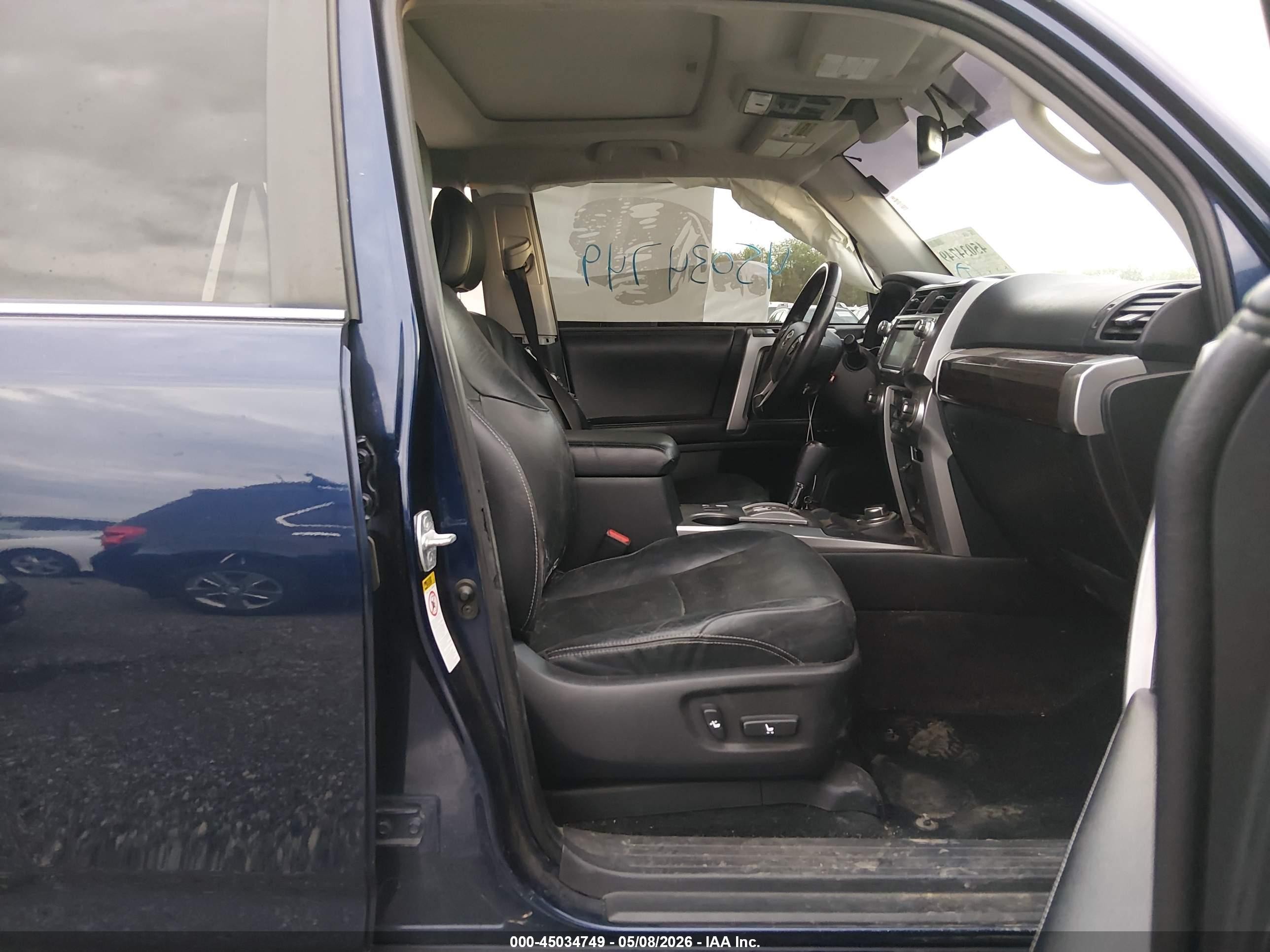 2015 Toyota 4runner Limited Blue vin: JTEBU5JR8F5256384