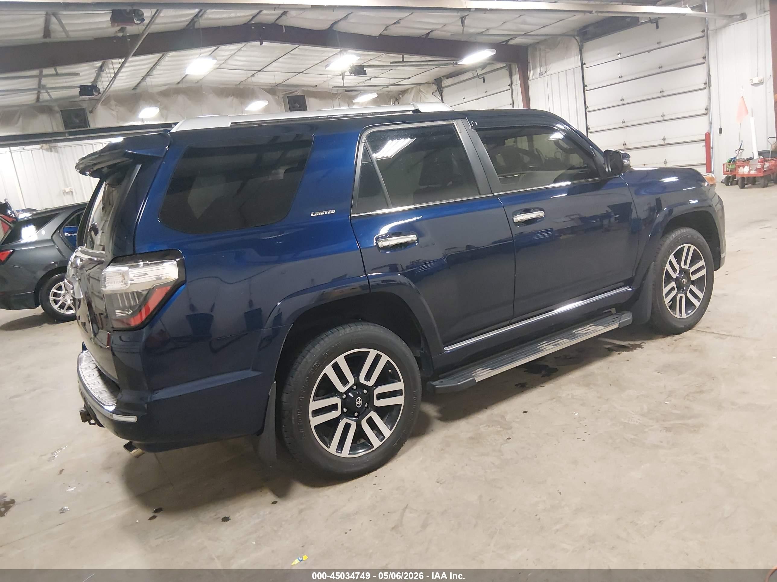 2015 Toyota 4runner Limited Blue vin: JTEBU5JR8F5256384