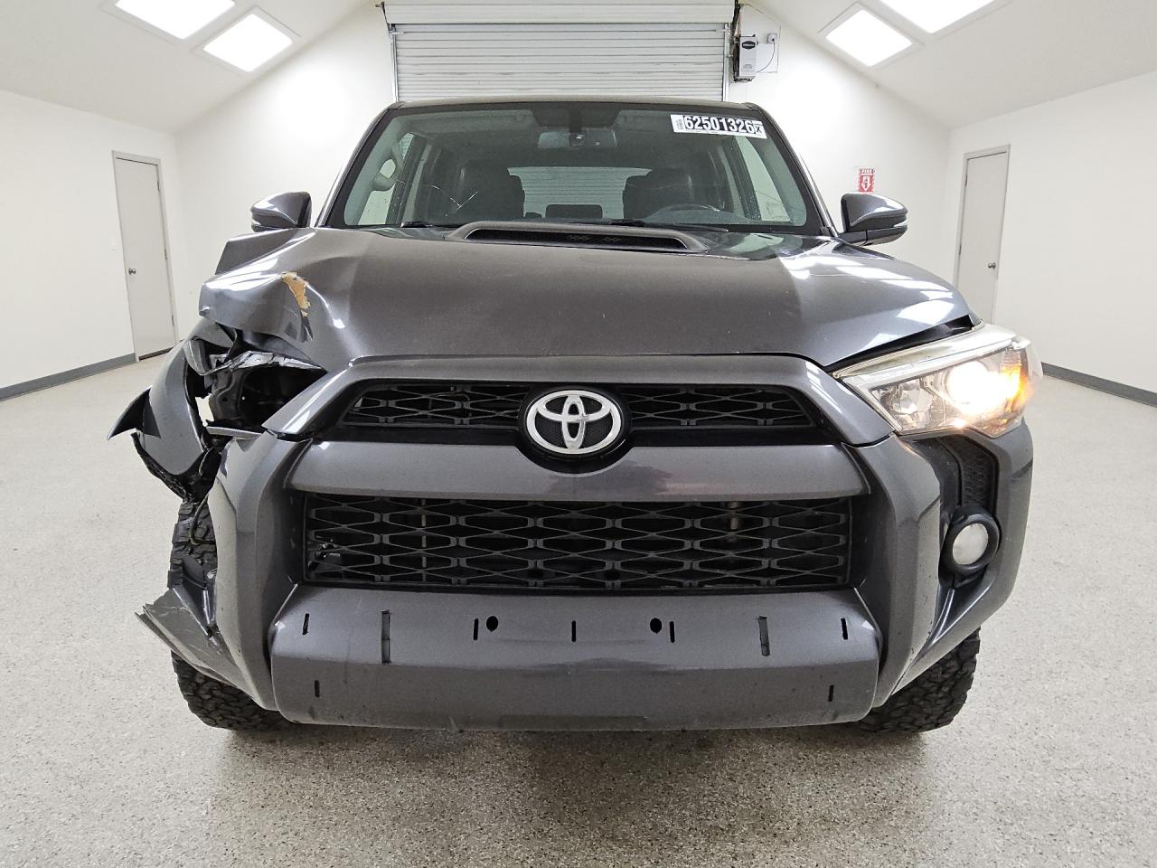 2015 Toyota 4runner Trail Premium Gray vin: JTEBU5JR8F5261715 Damage: Front Bumper Molding, Broken, Replacement Required