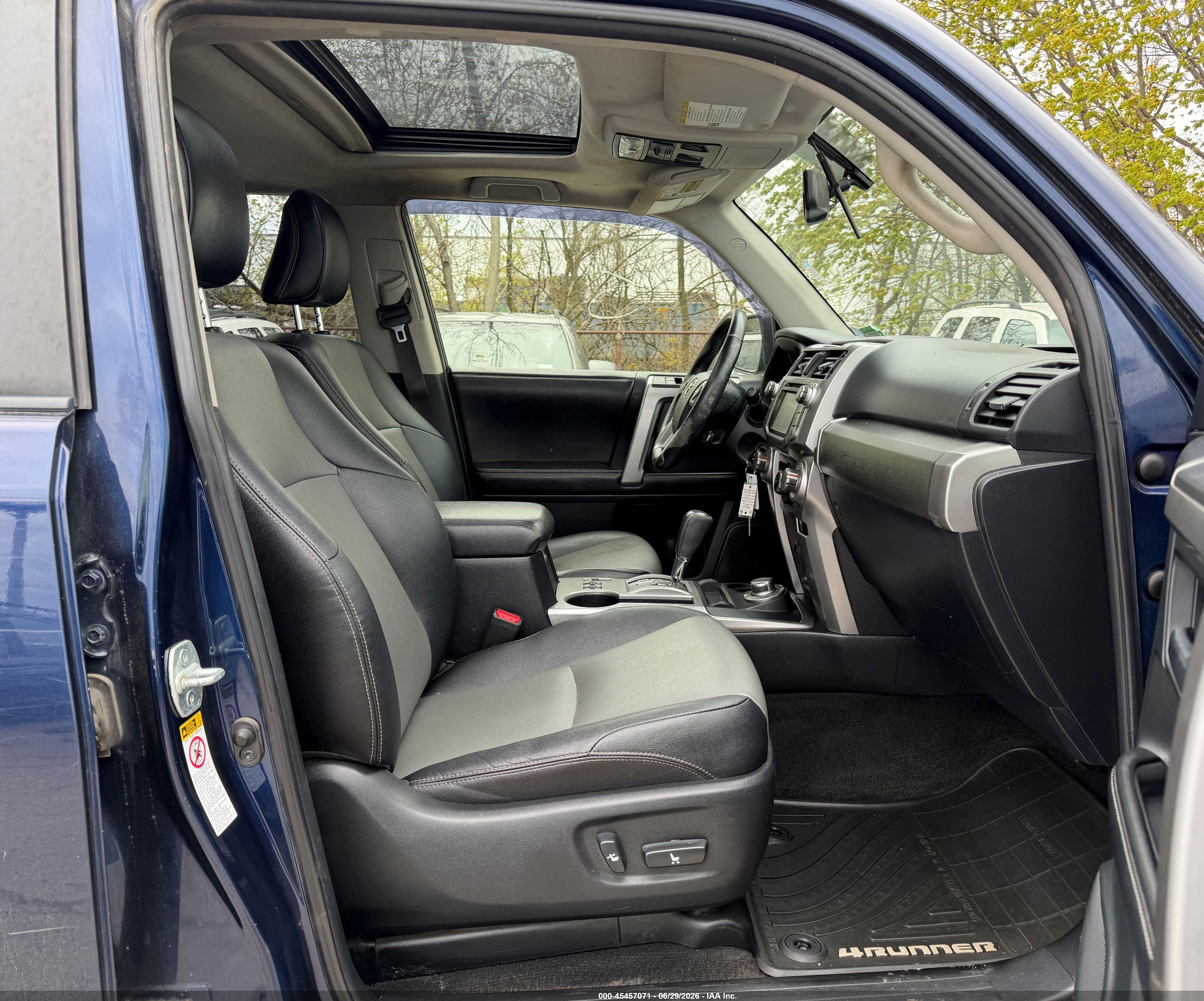 2015 Toyota 4runner Sr5 Premium Blue vin: JTEBU5JR8F5272634