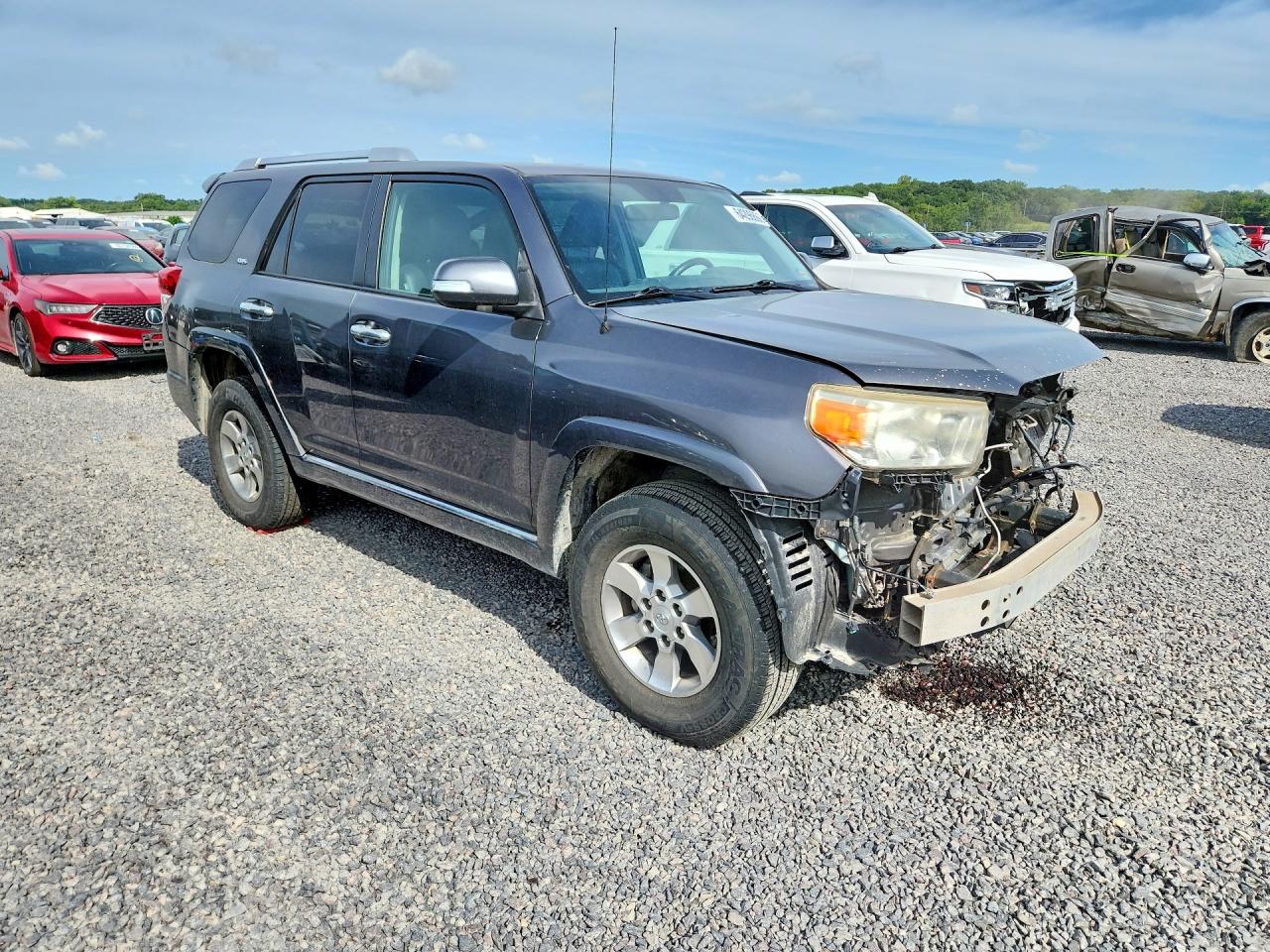 2010 Toyota 4runner Sr5 Gray vin: JTEBU5JR9A5012672