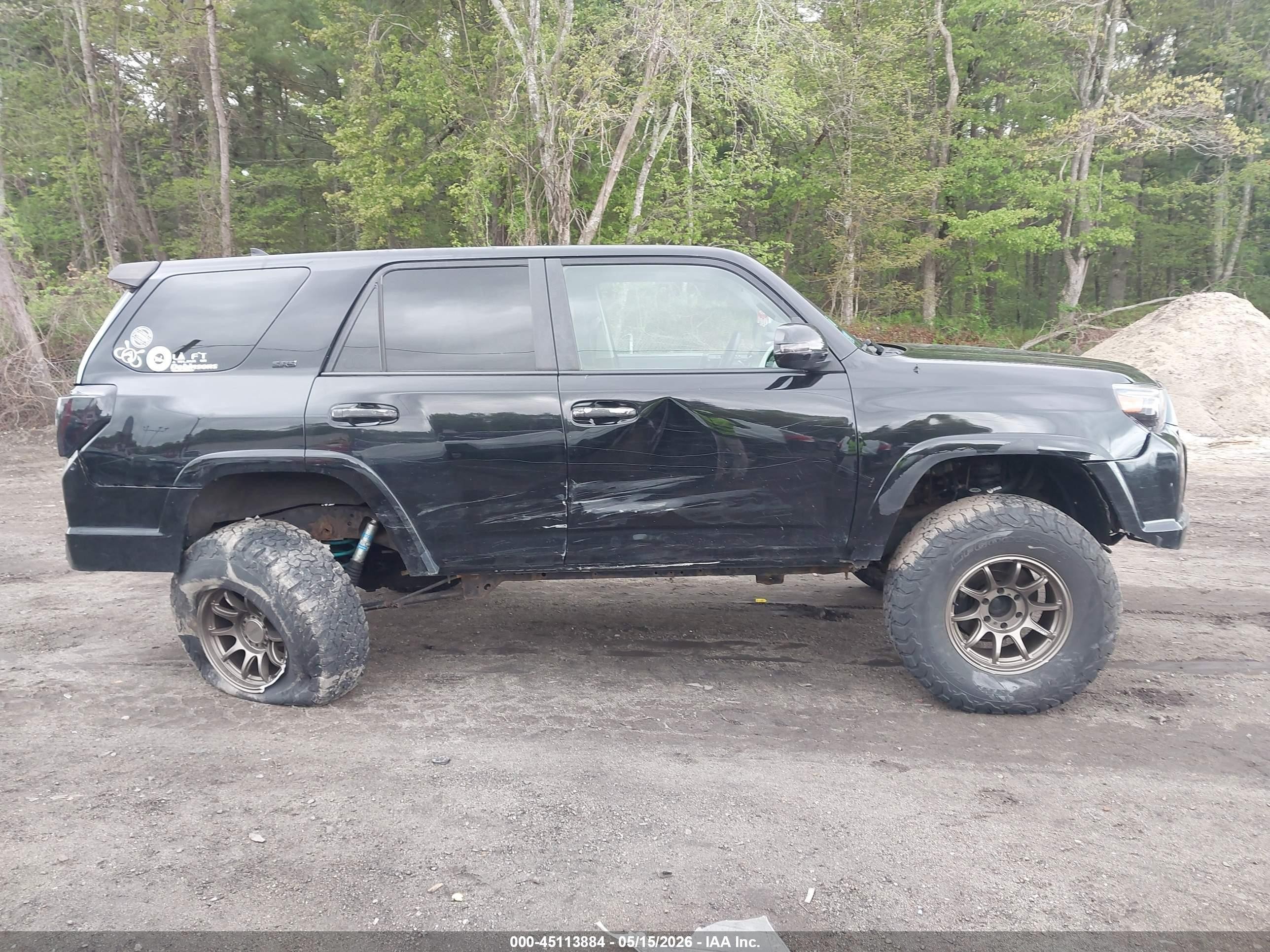 2010 Toyota 4runner Sr5 V6 Black vin: JTEBU5JR9A5020898