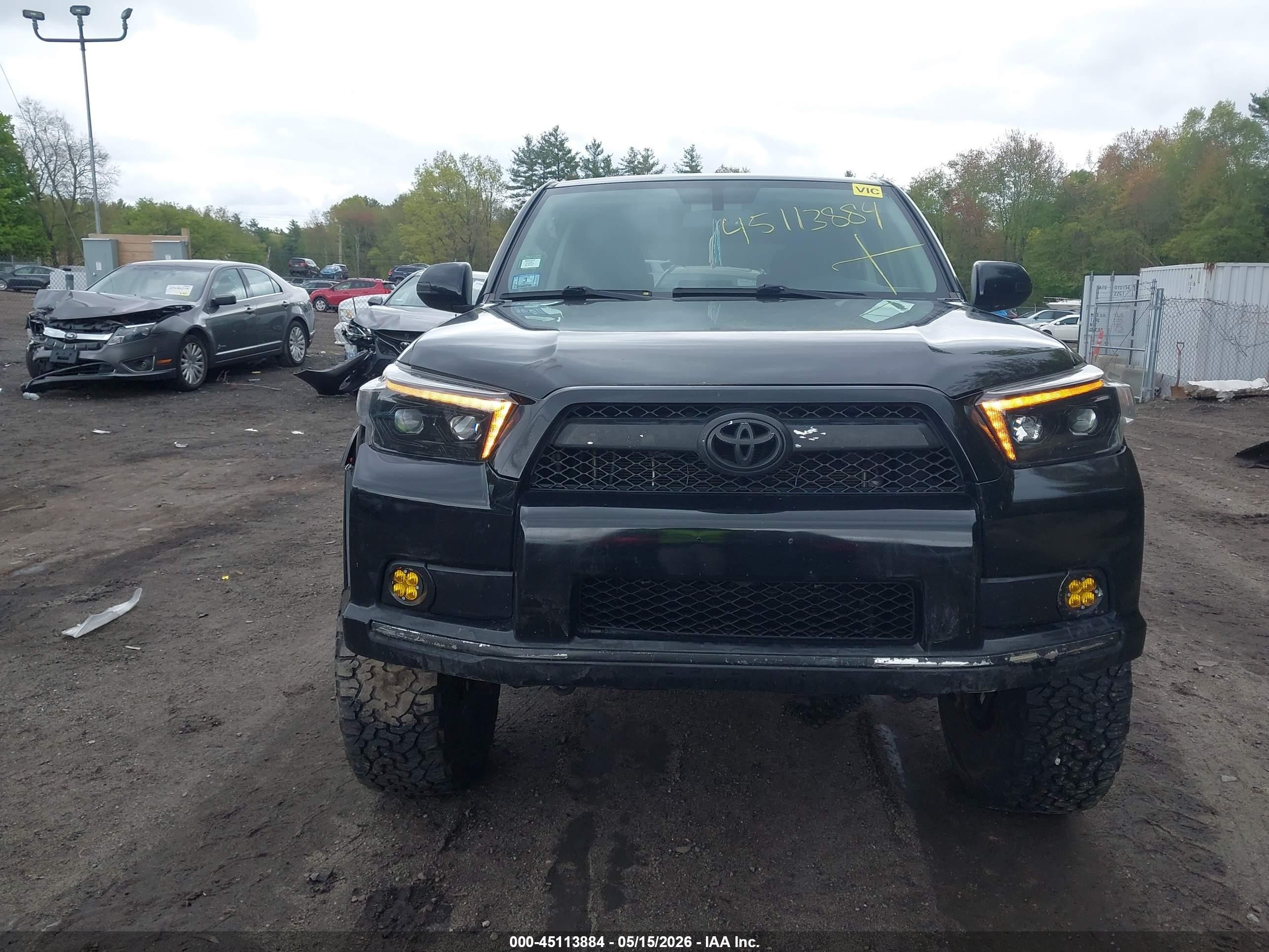 2010 Toyota 4runner Sr5 V6 Black vin: JTEBU5JR9A5020898