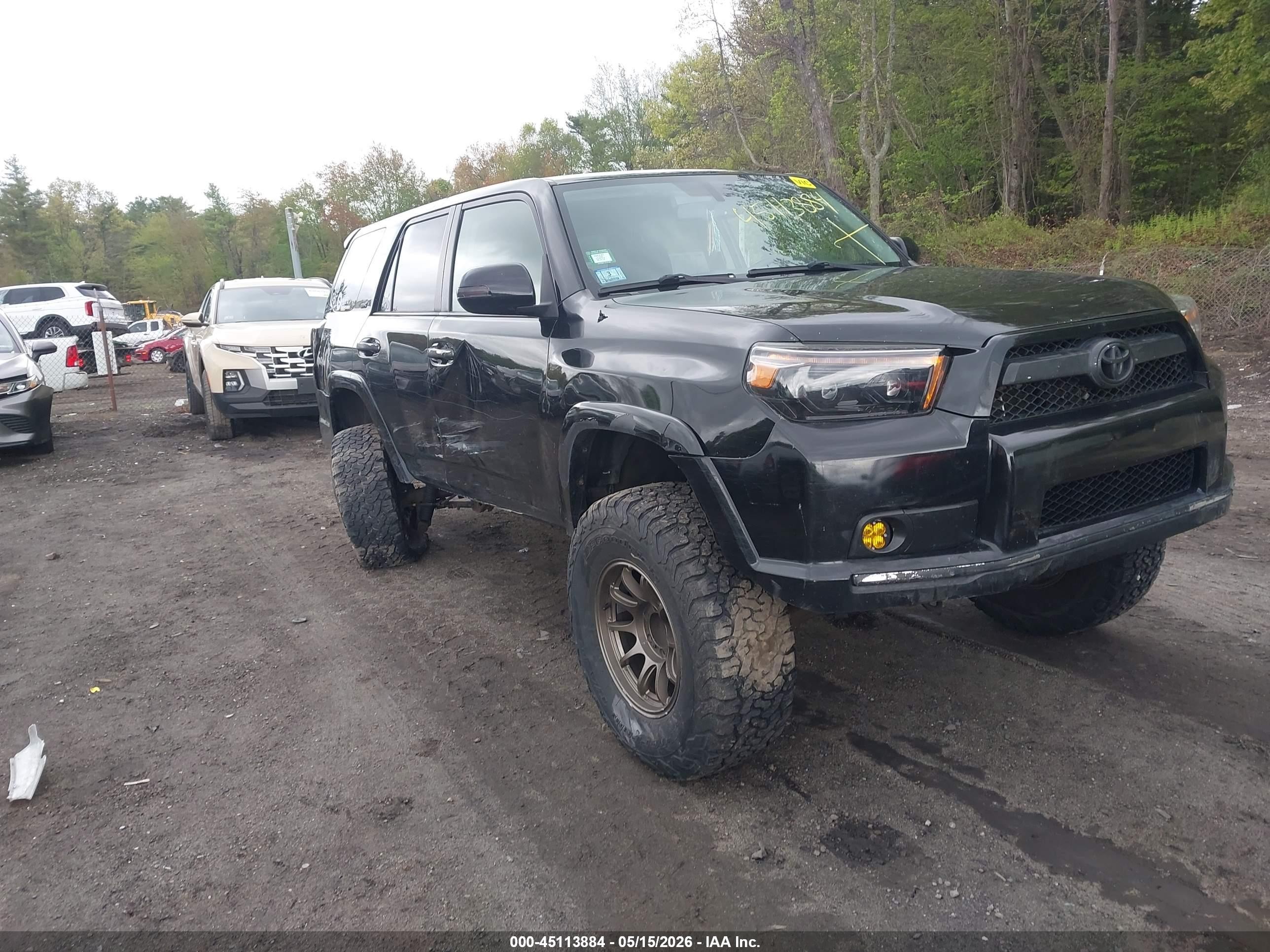 2010 Toyota 4runner Sr5 V6 Black vin: JTEBU5JR9A5020898