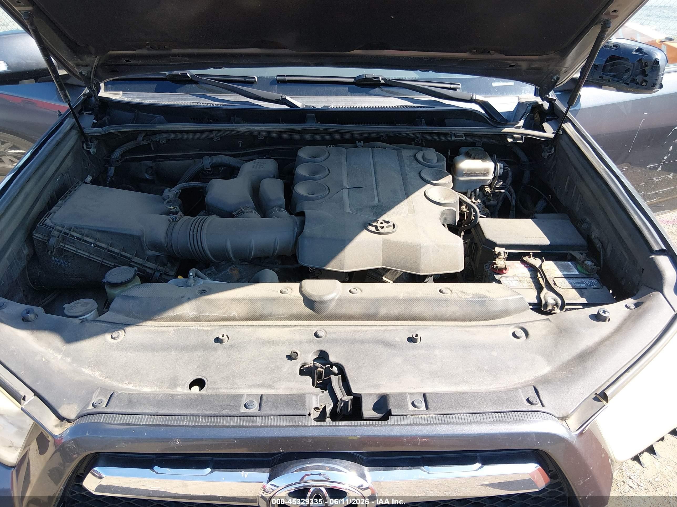 2011 Toyota 4runner Limited V6 Серый vin: JTEBU5JR9B5044829