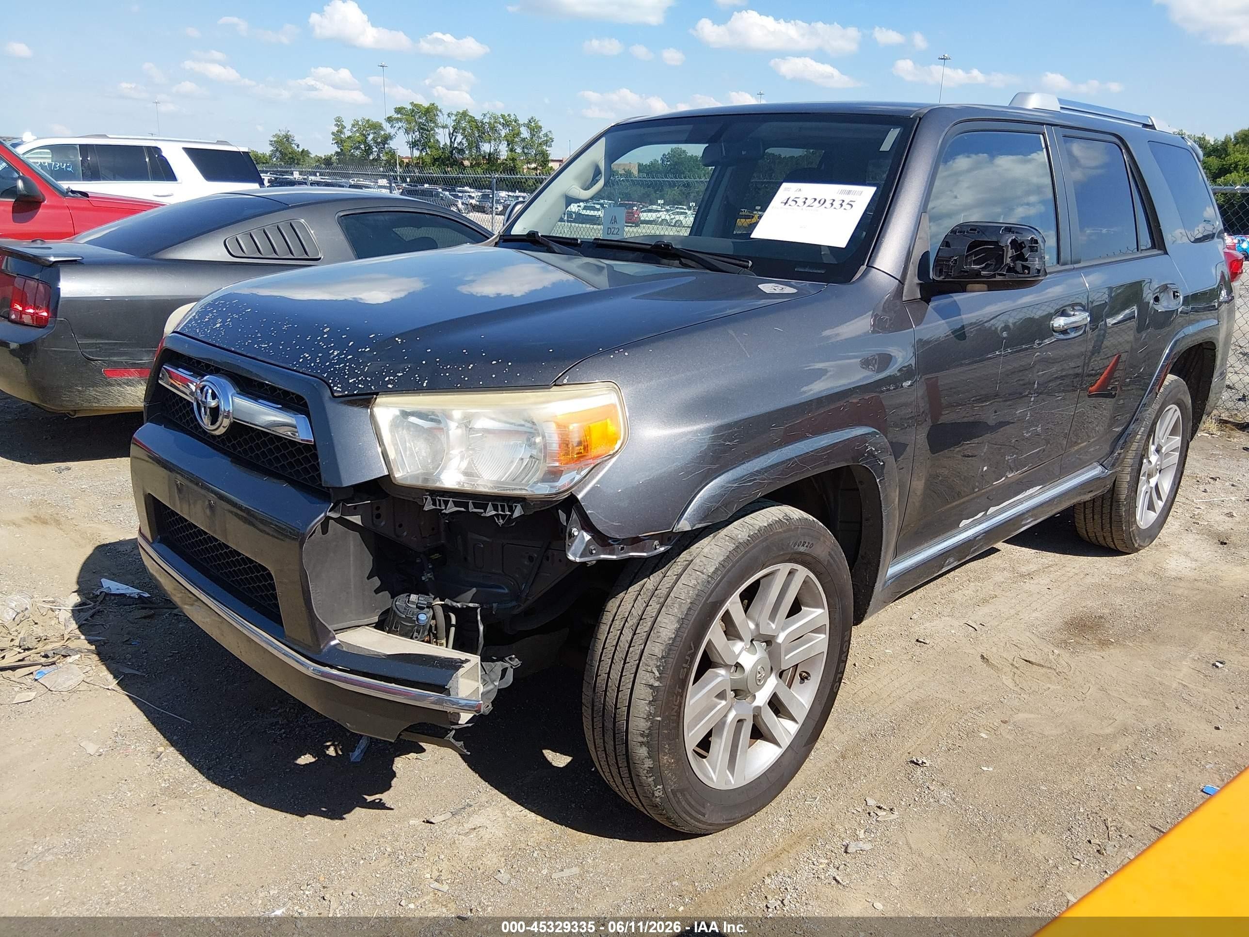 2011 Toyota 4runner Limited V6 Серый vin: JTEBU5JR9B5044829