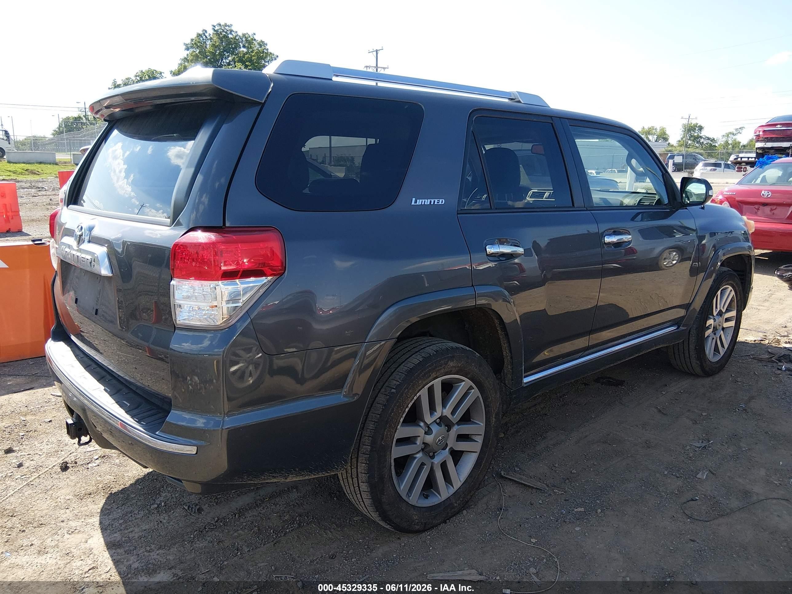 2011 Toyota 4runner Limited V6 Серый vin: JTEBU5JR9B5044829