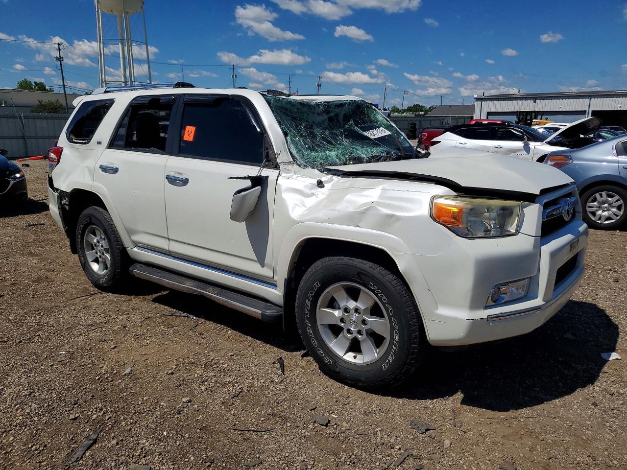 2011 Toyota 4runner Sr5 White vin: JTEBU5JR9B5068578