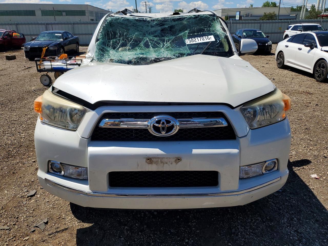 2011 Toyota 4runner Sr5 White vin: JTEBU5JR9B5068578
