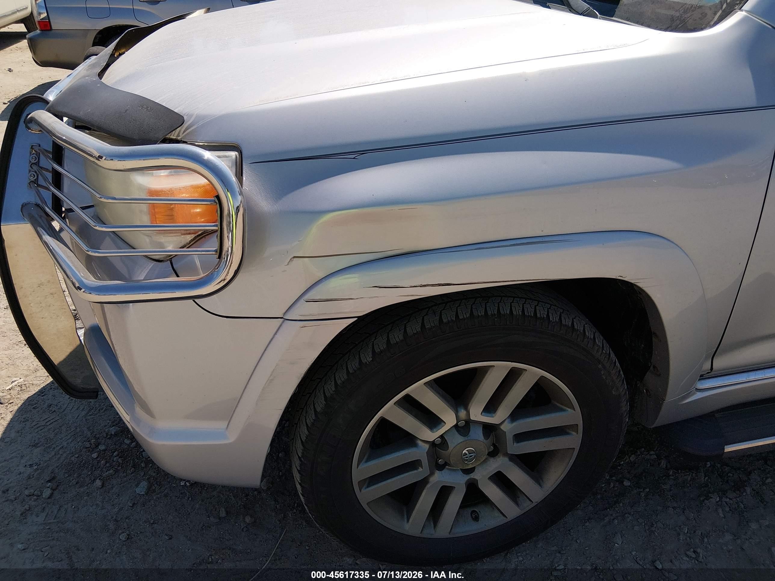 2012 Toyota 4runner Limited Silver vin: JTEBU5JR9C5085771