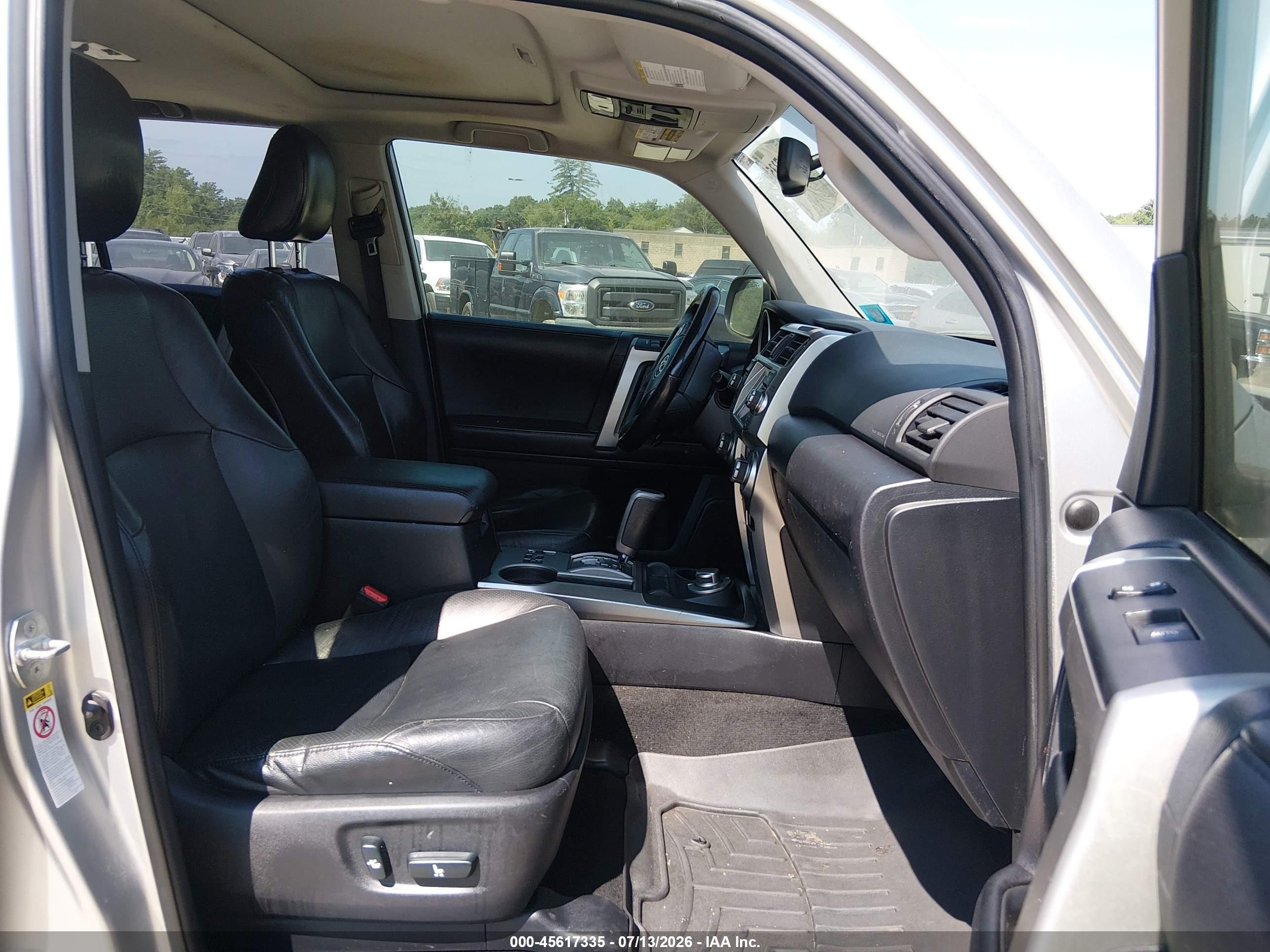 2012 Toyota 4runner Limited Silver vin: JTEBU5JR9C5085771