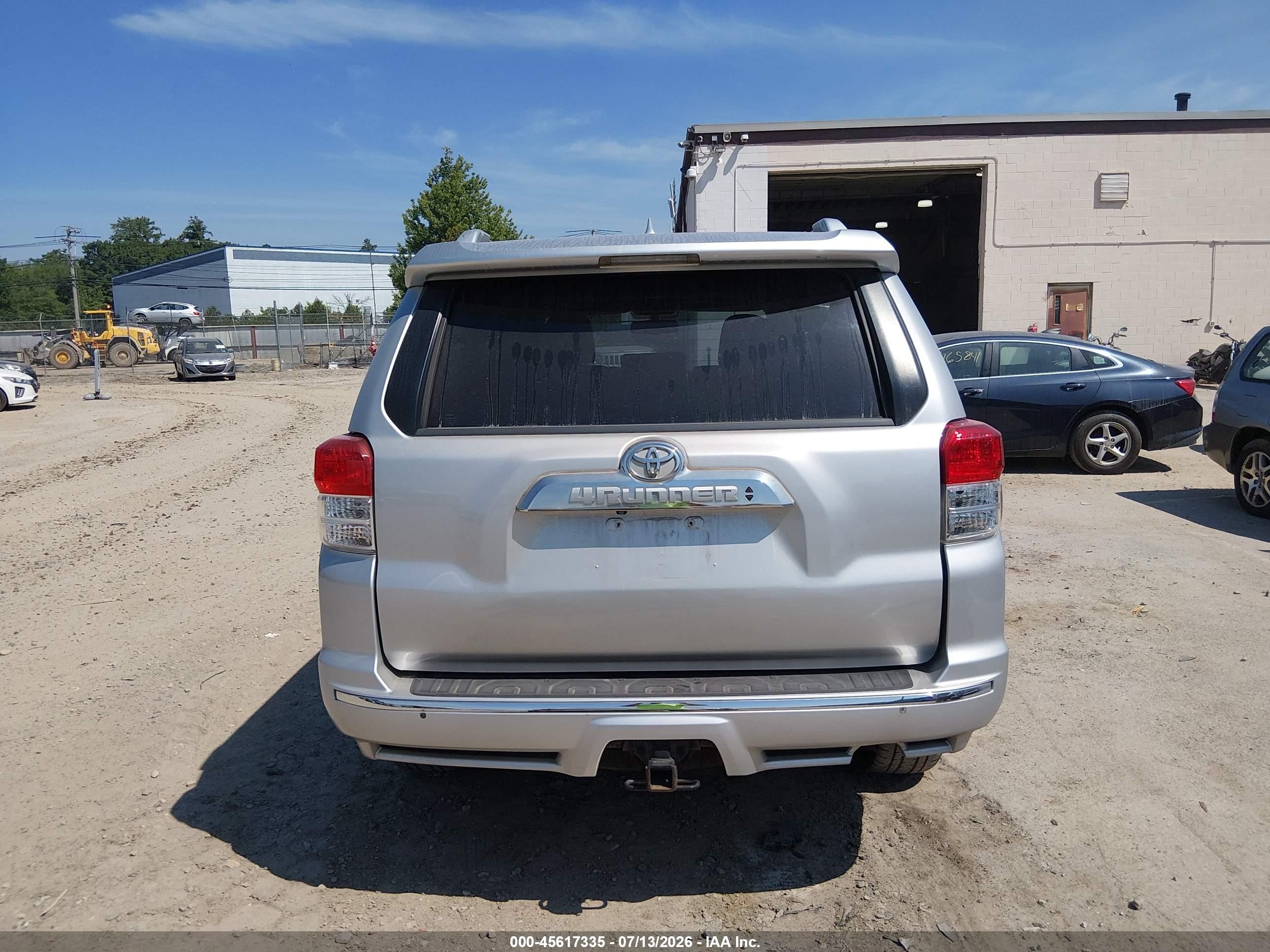 2012 Toyota 4runner Limited Silver vin: JTEBU5JR9C5085771