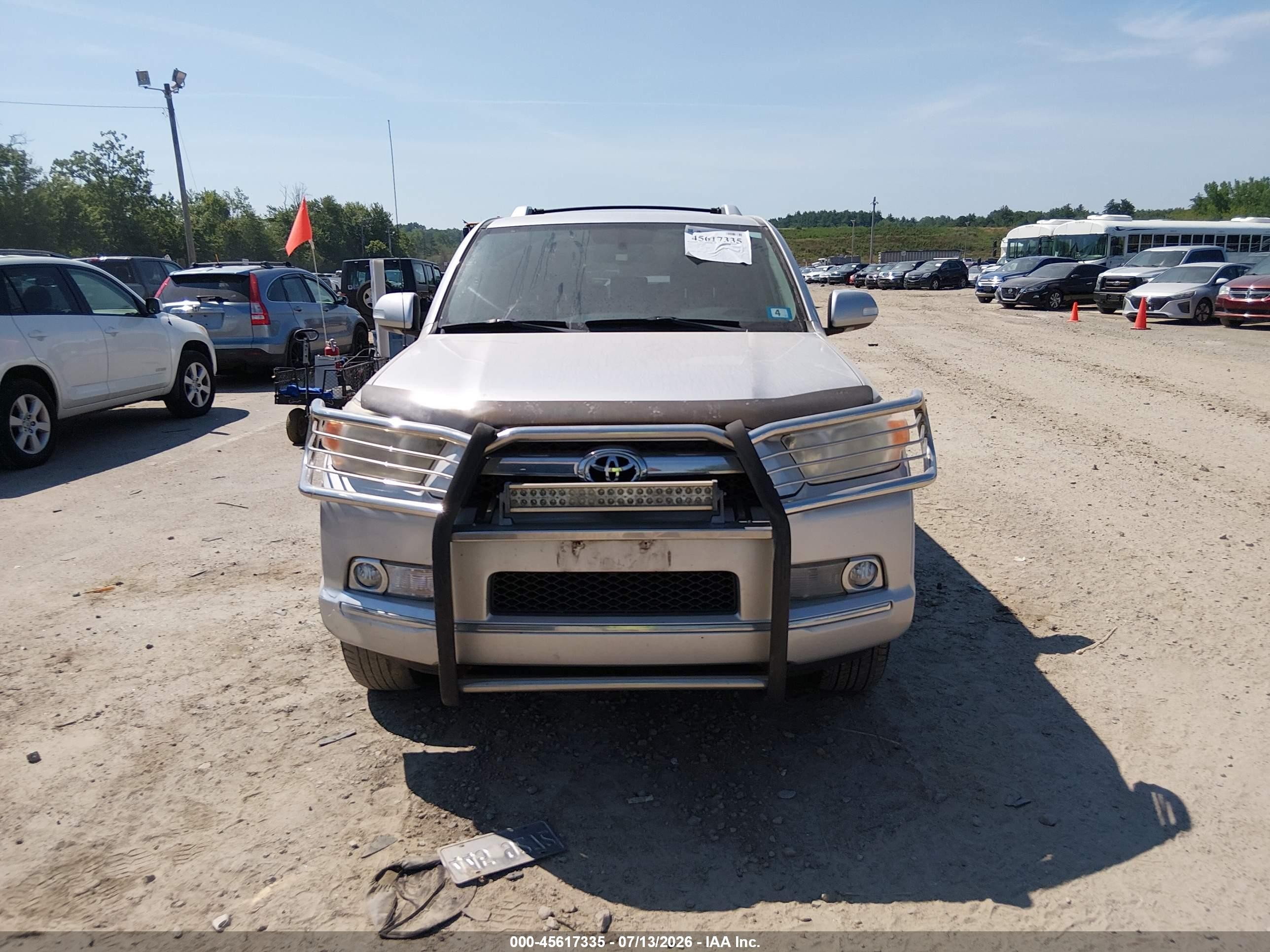 2012 Toyota 4runner Limited Silver vin: JTEBU5JR9C5085771