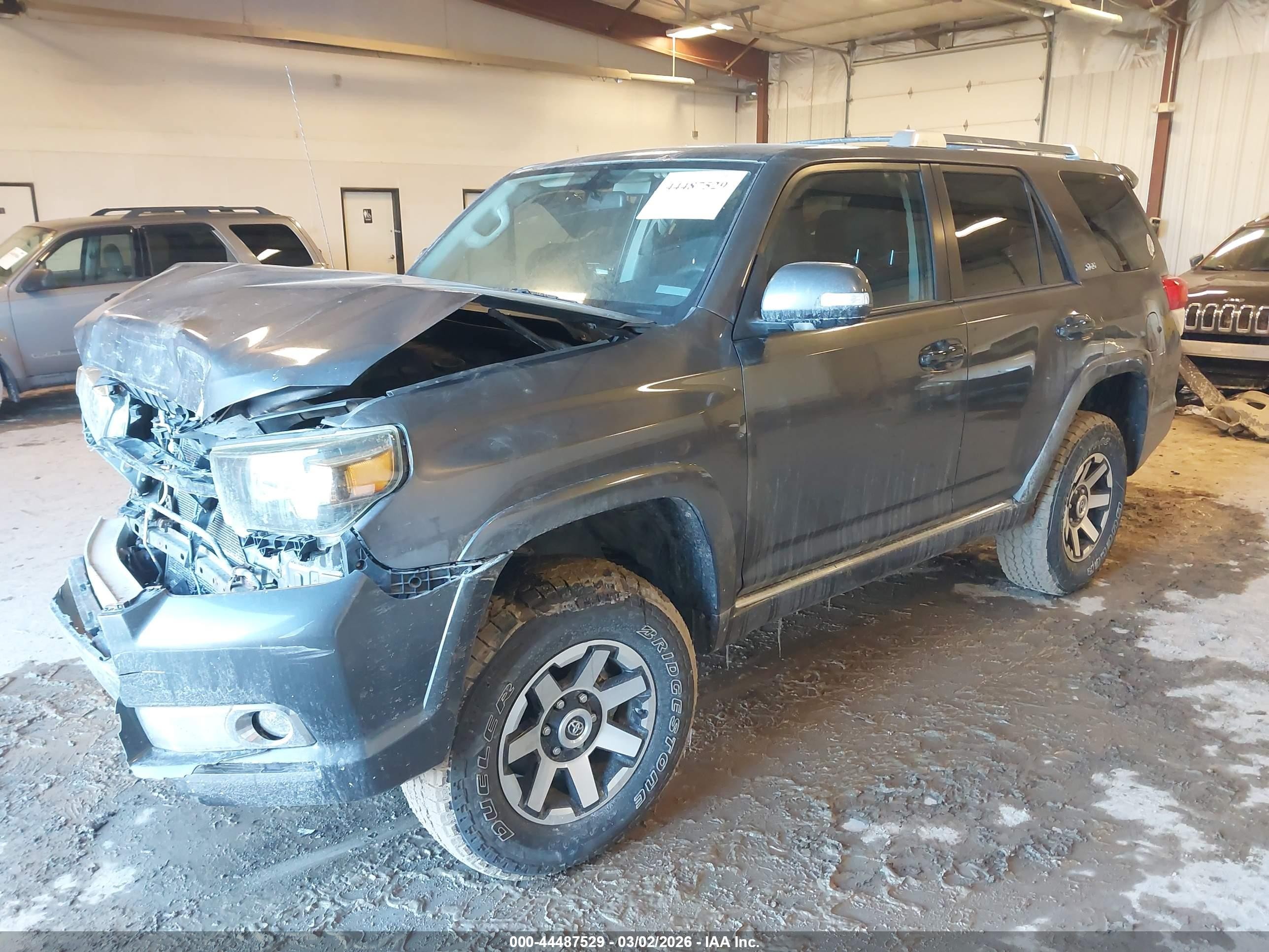2012 Toyota 4runner Sr5 Gray vin: JTEBU5JR9C5087374