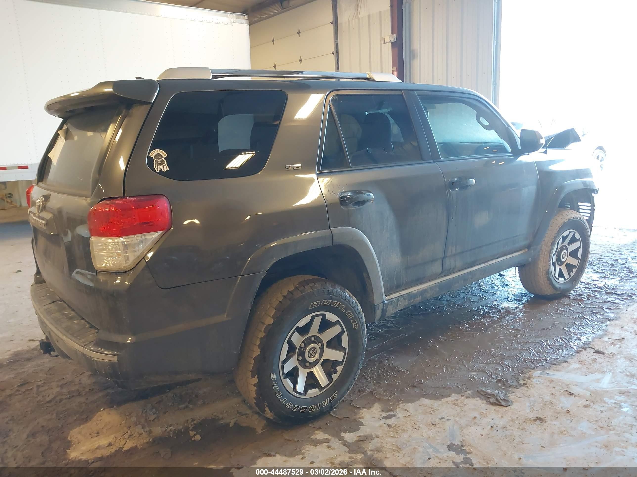 2012 Toyota 4runner Sr5 Gray vin: JTEBU5JR9C5087374