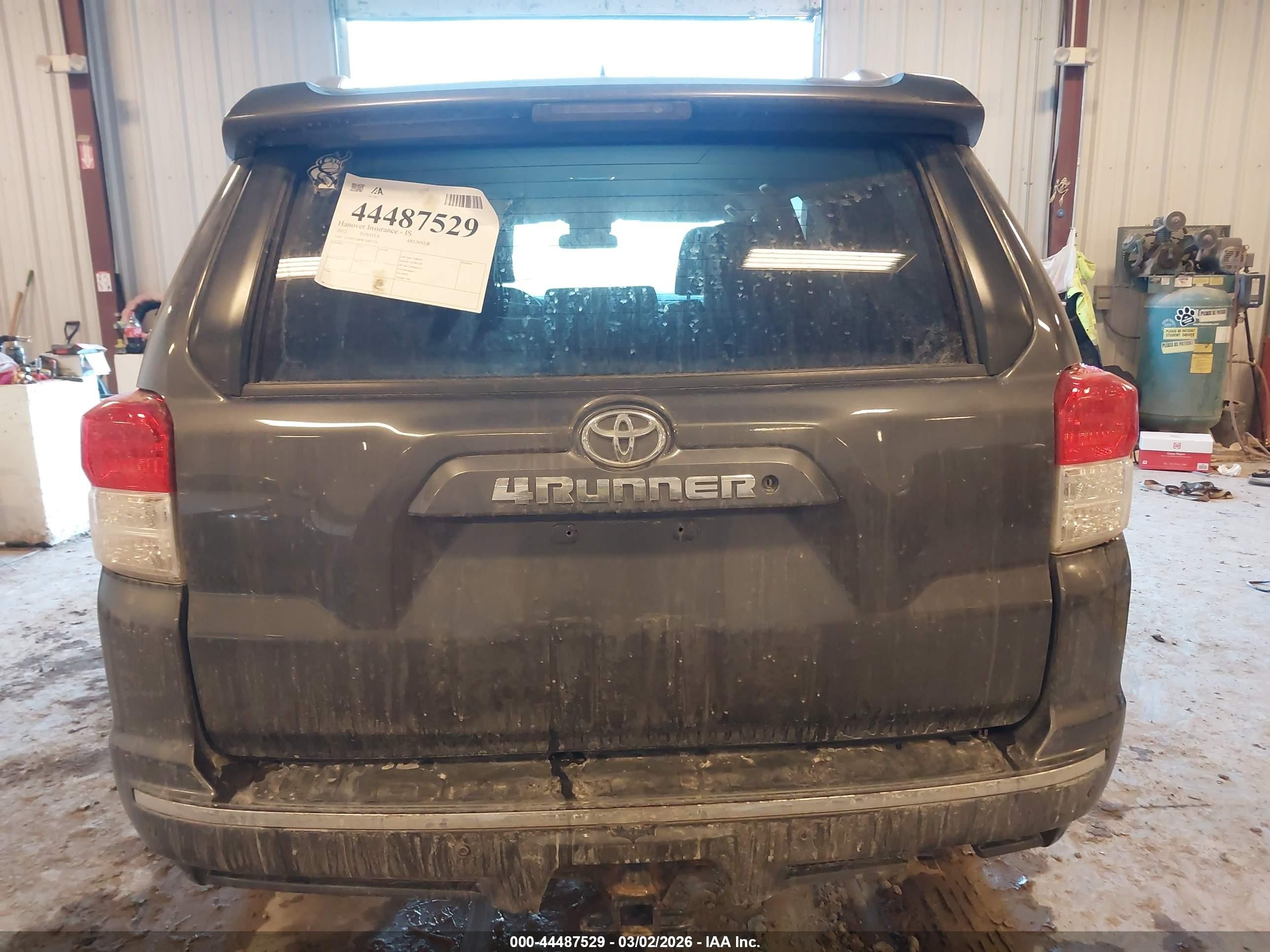 2012 Toyota 4runner Sr5 Gray vin: JTEBU5JR9C5087374