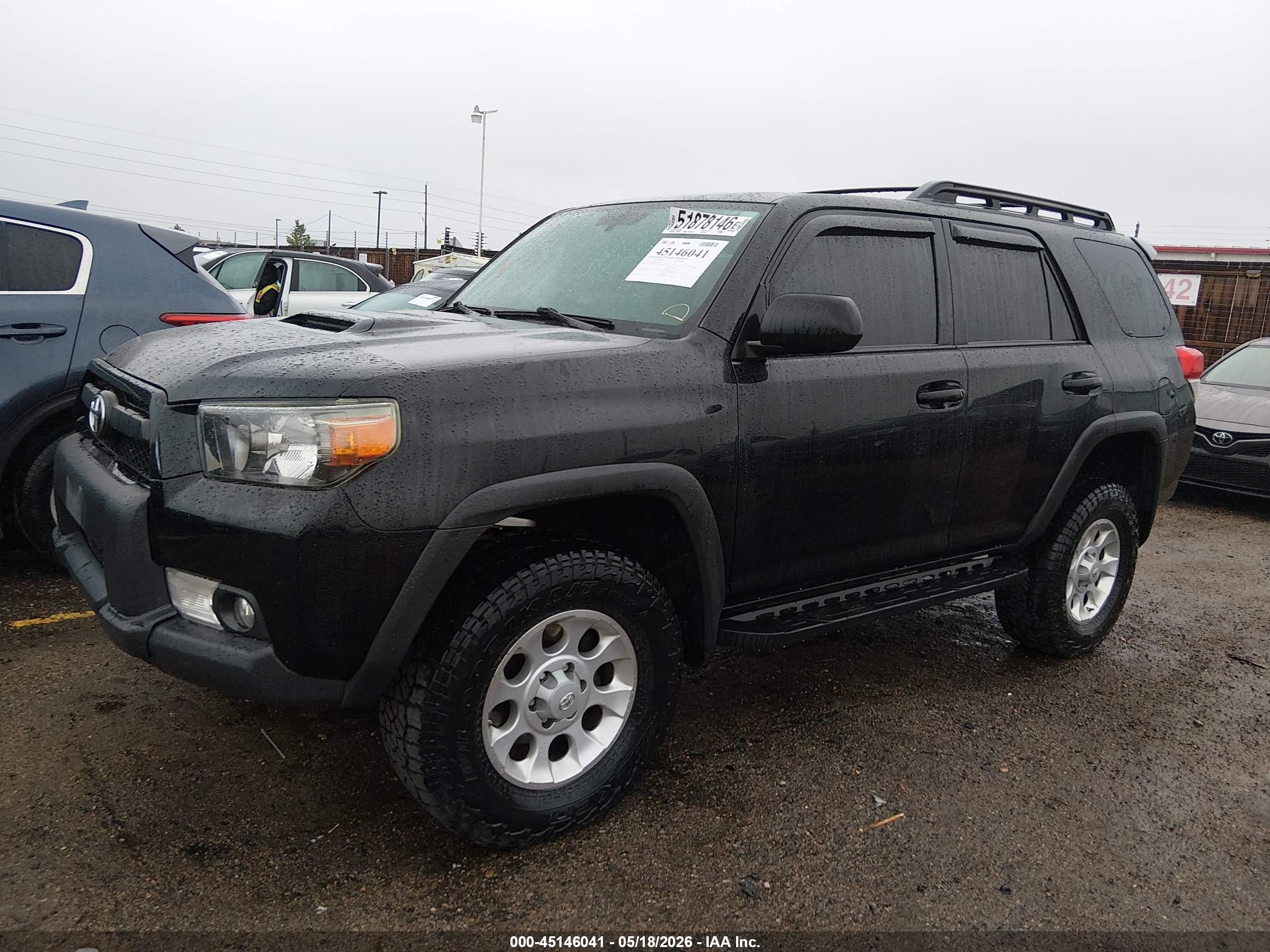 2012 Toyota 4runner Trail Black vin: JTEBU5JR9C5087844